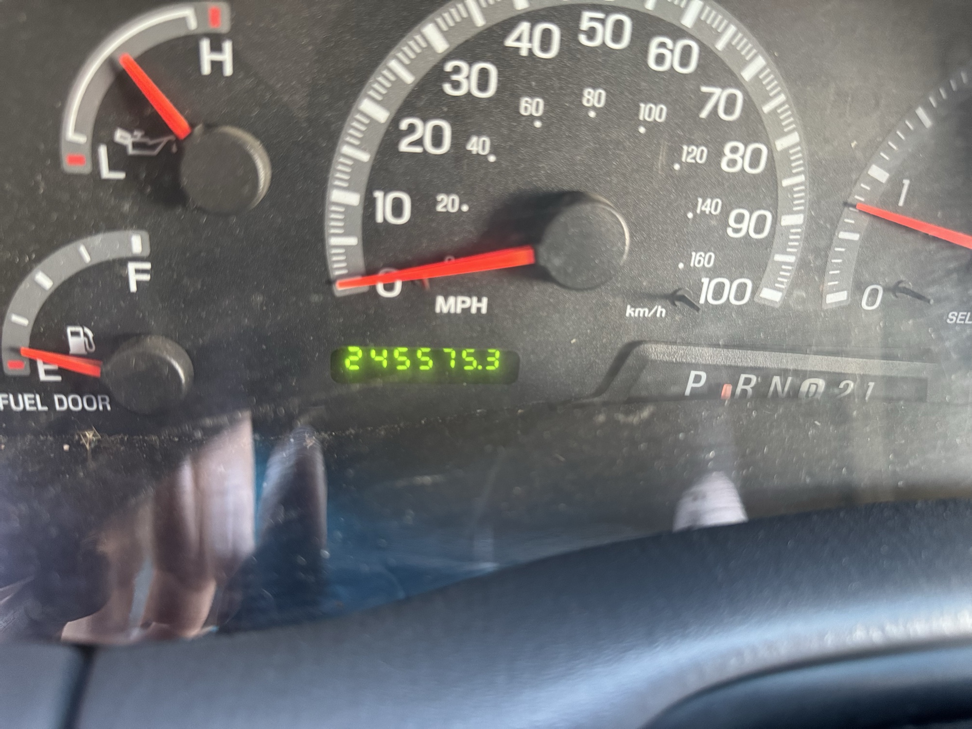 1999 ford f-150 ws-supercab-short-bed-4wd with 245575 miles for sale near Elk River, Minnesota 106765_44_mileage_closeup.jpg