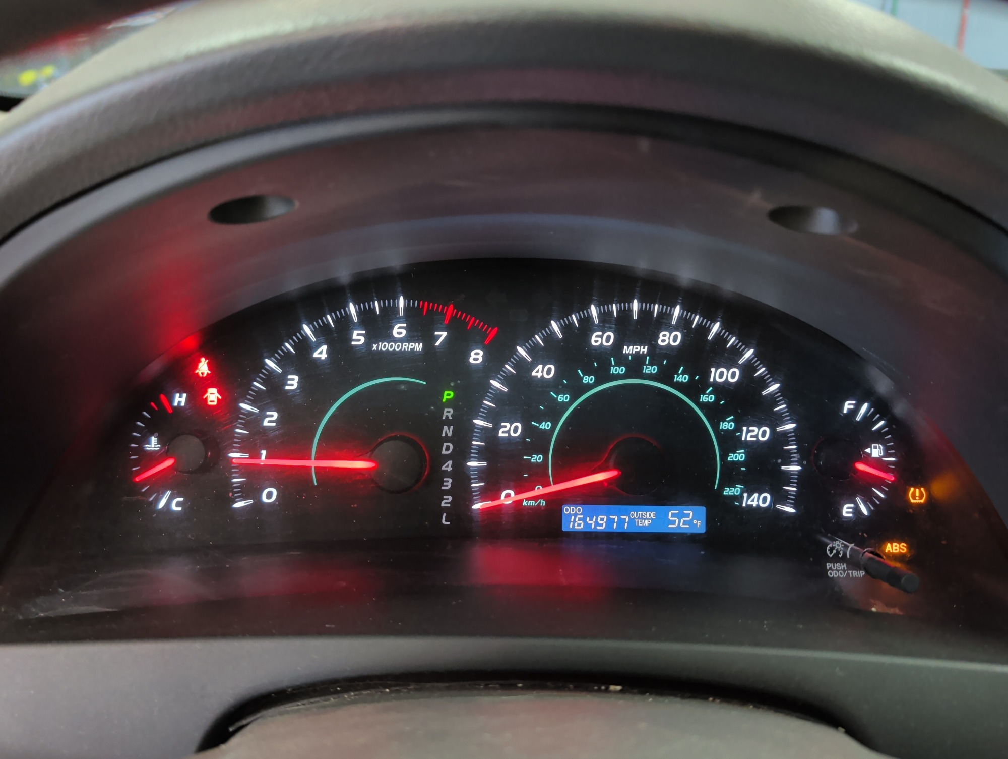 2008 toyota camry ce-5-spd-at with 164977 miles for sale near Elk River, Minnesota 106766_43_gauge_cluster.jpg