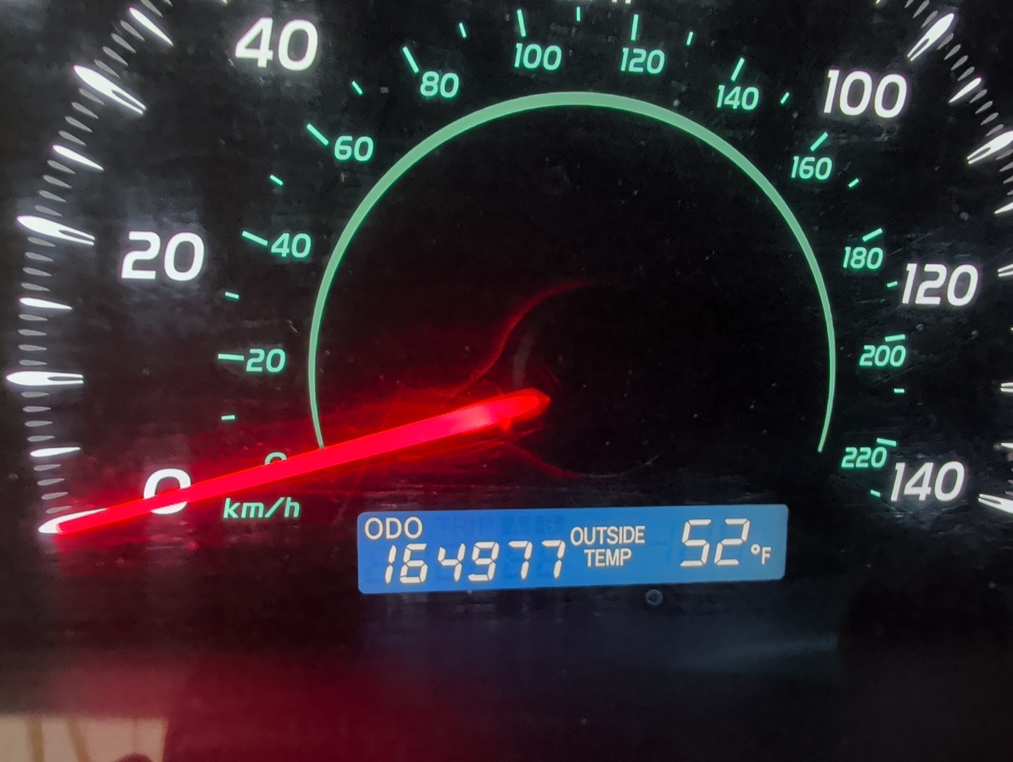 2008 toyota camry ce-5-spd-at with 164977 miles for sale near Elk River, Minnesota 106766_44_mileage_closeup.jpg