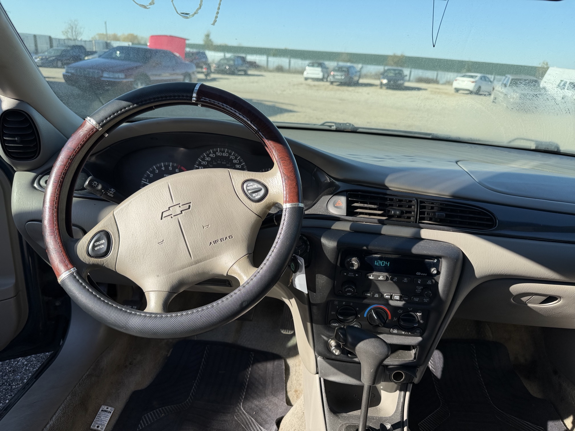 2002 chevrolet malibu base with 82967 miles for sale near Elk River, Minnesota 106767_33_dash_from_driver.jpg