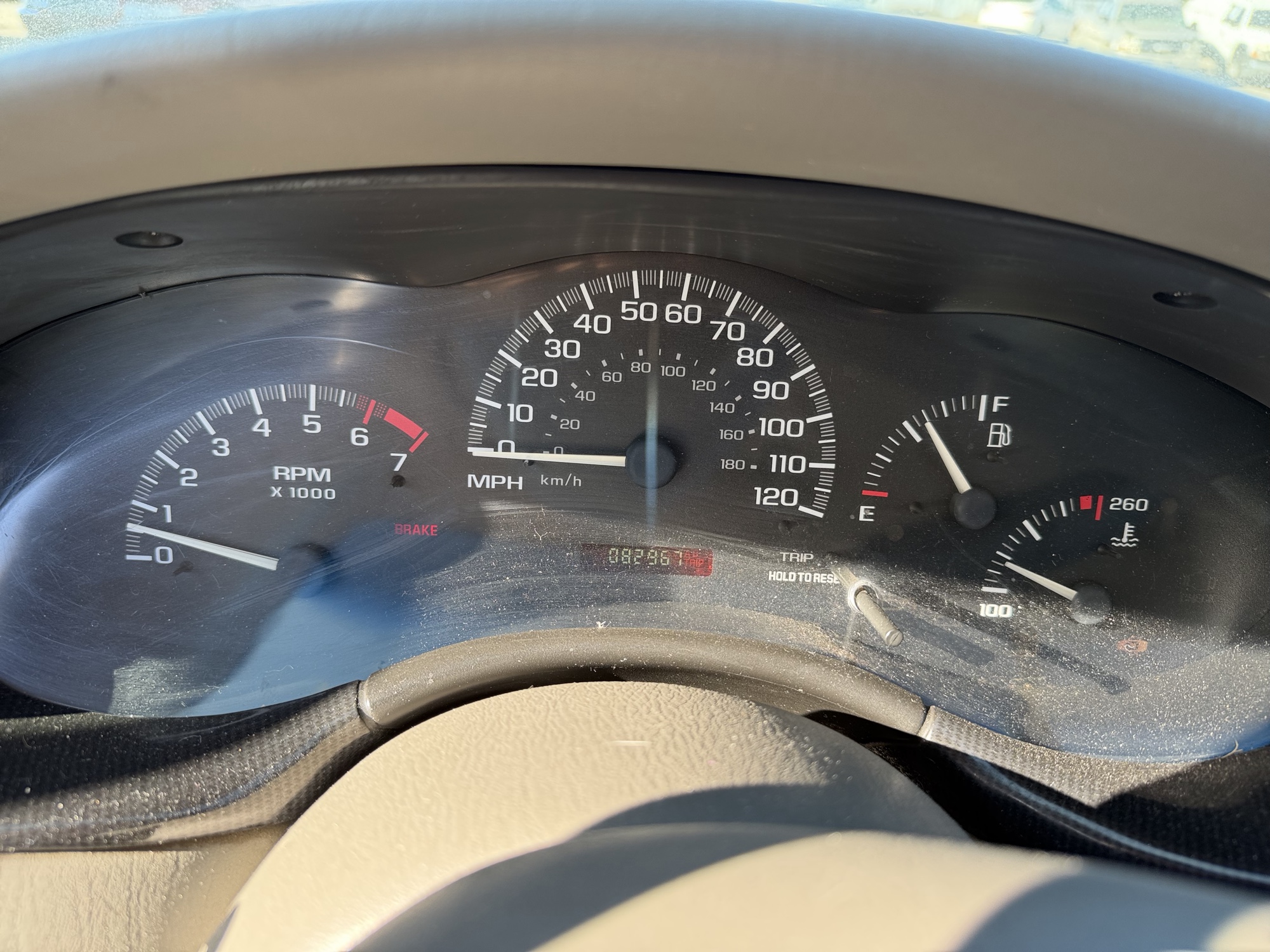 2002 chevrolet malibu base with 82967 miles for sale near Elk River, Minnesota 106767_43_gauge_cluster.jpg