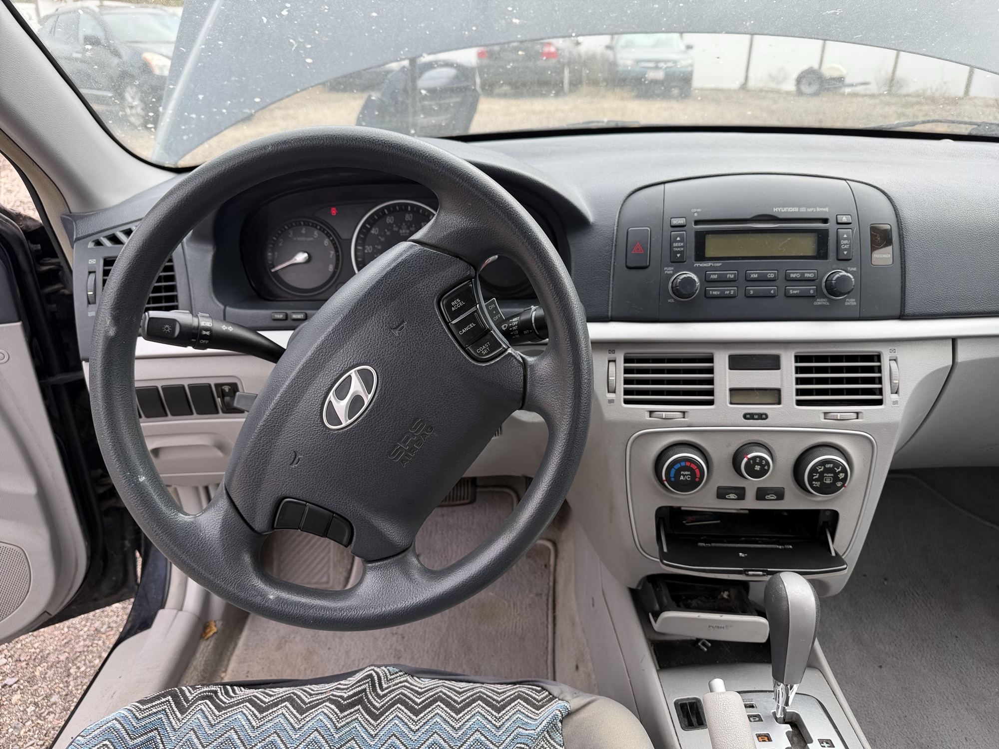 2008 hyundai sonata gls with 152426 miles for sale near Elk River, Minnesota 106768_33_dash_from_driver.jpg