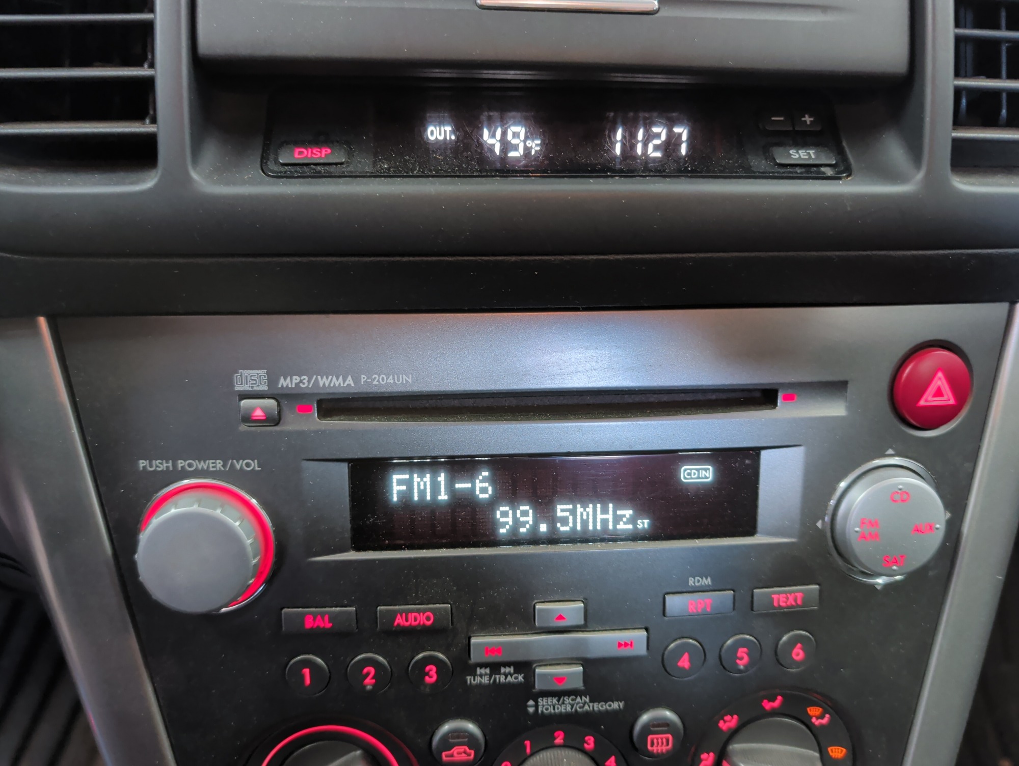 2008 subaru outback base with 143643 miles for sale near Elk River, Minnesota 106773_39_radio_closeup.jpg