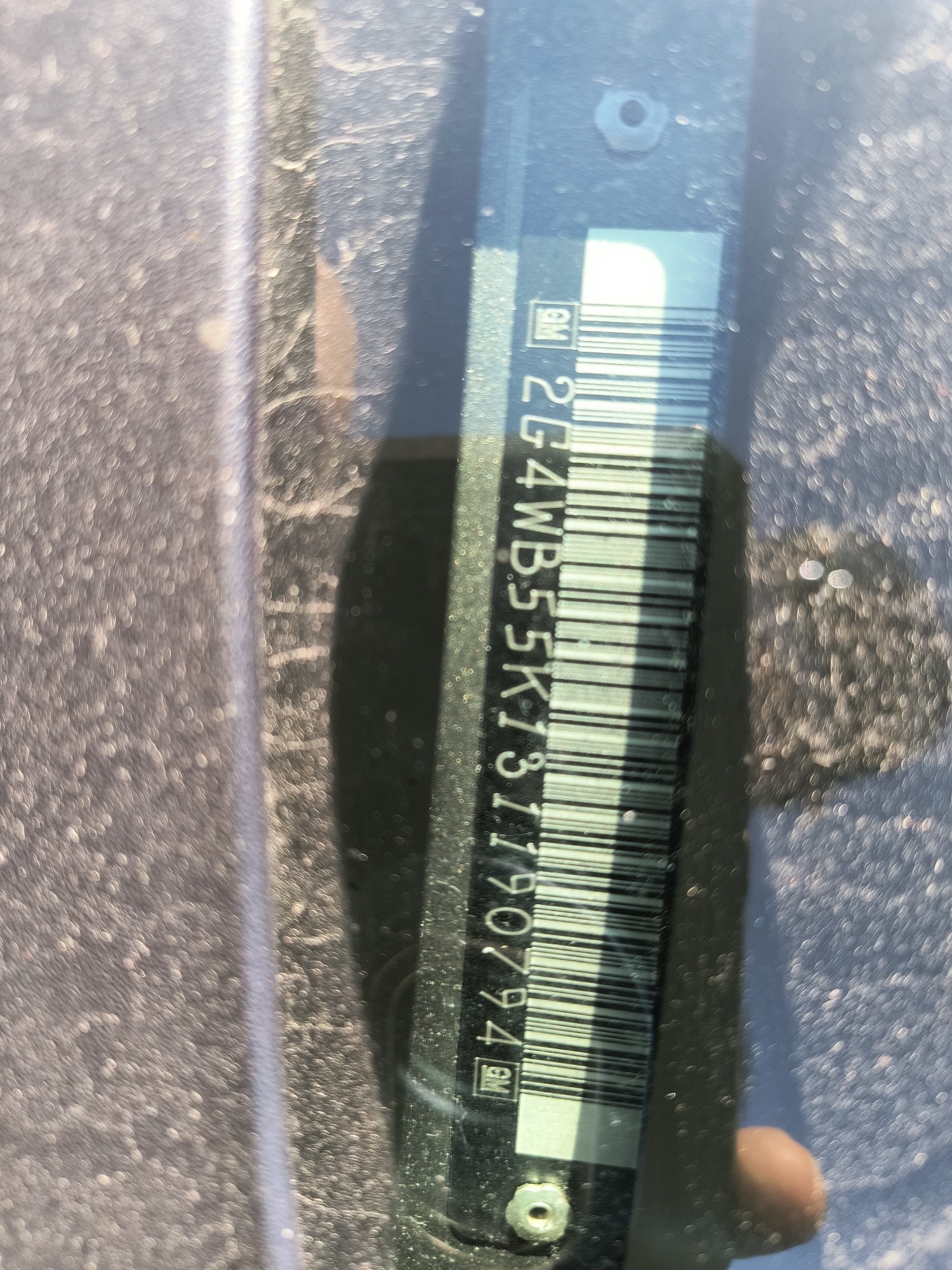 2003 buick regal ls with 94576 miles for sale near Elk River, Minnesota 106776_48_windshield_vin_plate.jpg
