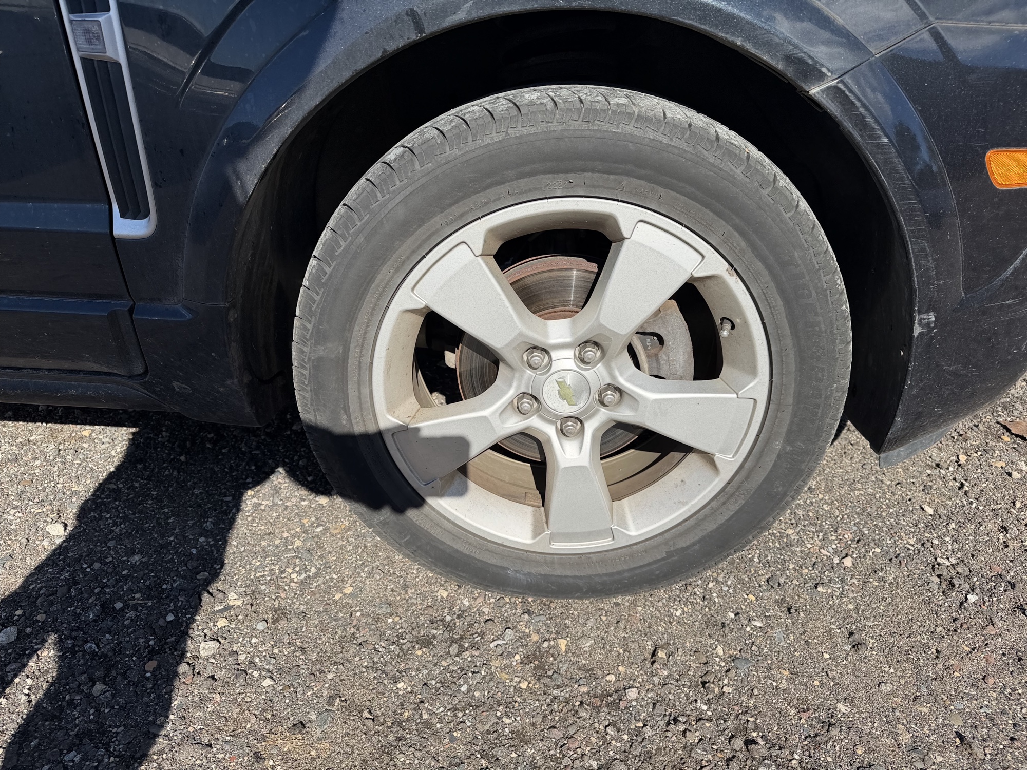 2014 chevrolet captiva-sport ltz-fwd with 136123 miles for sale near Elk River, Minnesota 106780_15_front_pass_wheel.jpg