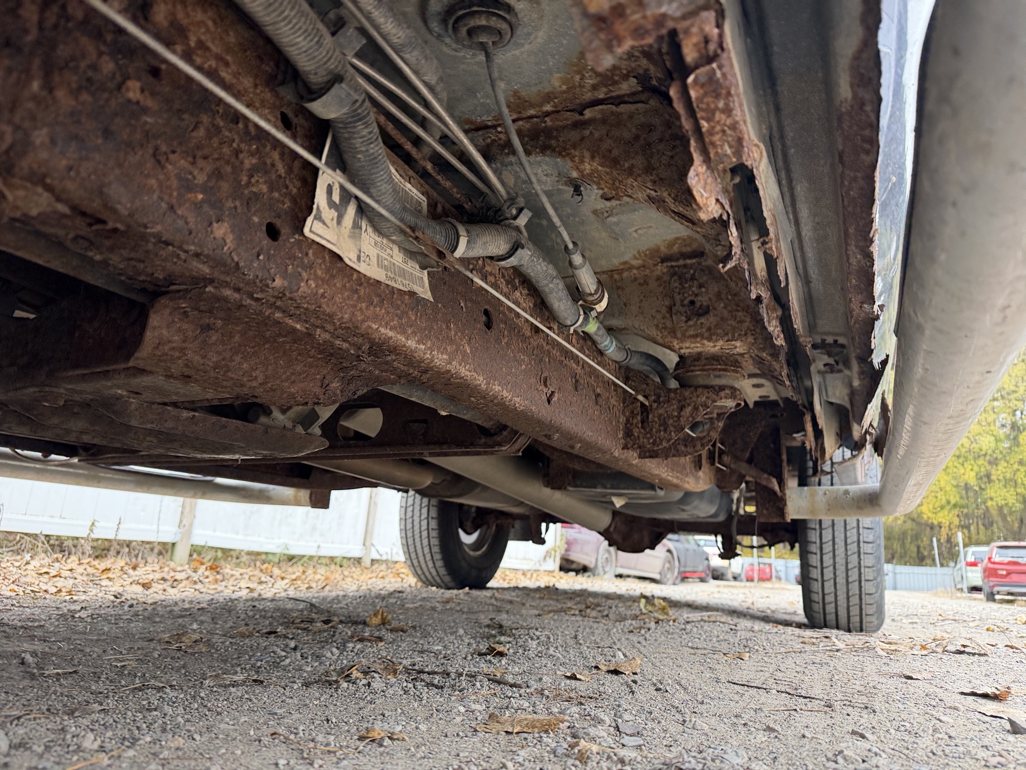 2001 chevrolet silverado-1500 ext.-cab-short-bed-4wd with 199070 miles for sale near Elk River, Minnesota 106784_17_undercar_drv_side.jpg