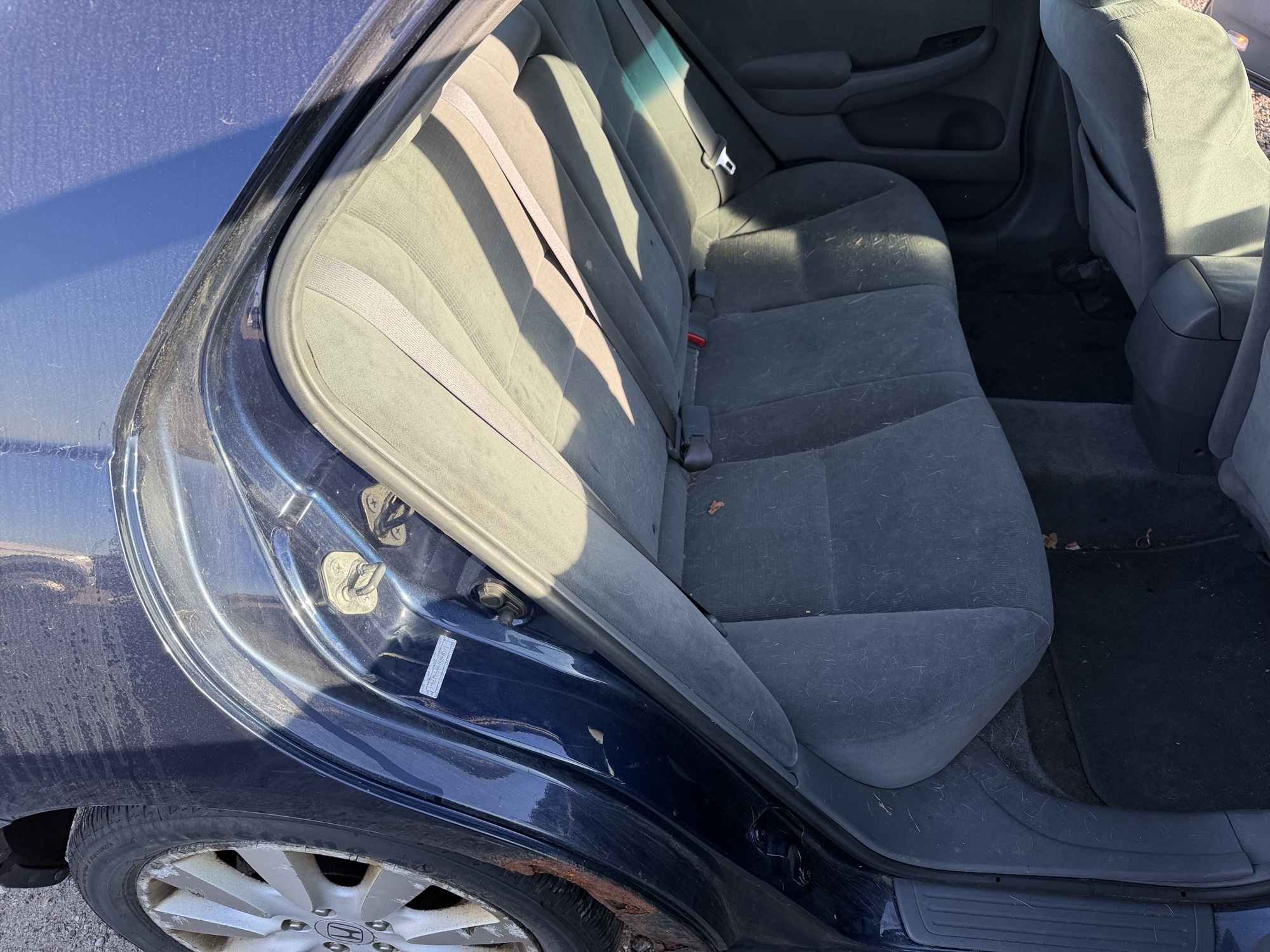 2007 honda accord se with 174662 miles for sale near Elk River, Minnesota 106786_28_pass_rear_seat.jpg