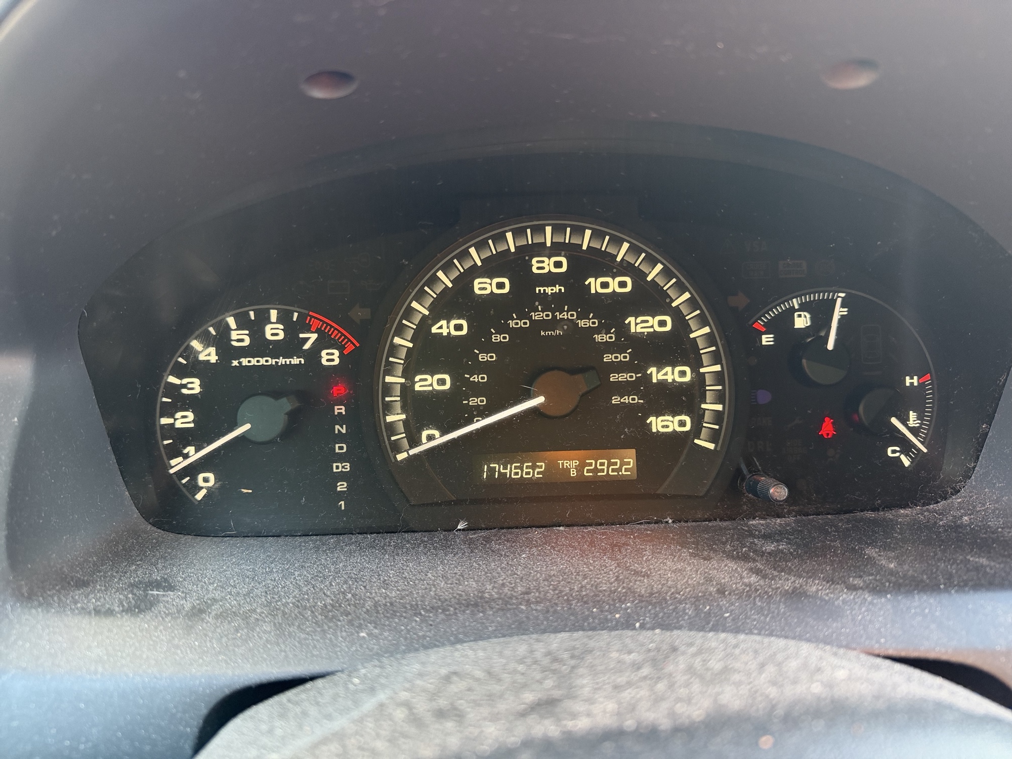 2007 honda accord se with 174662 miles for sale near Elk River, Minnesota 106786_43_gauge_cluster.jpg