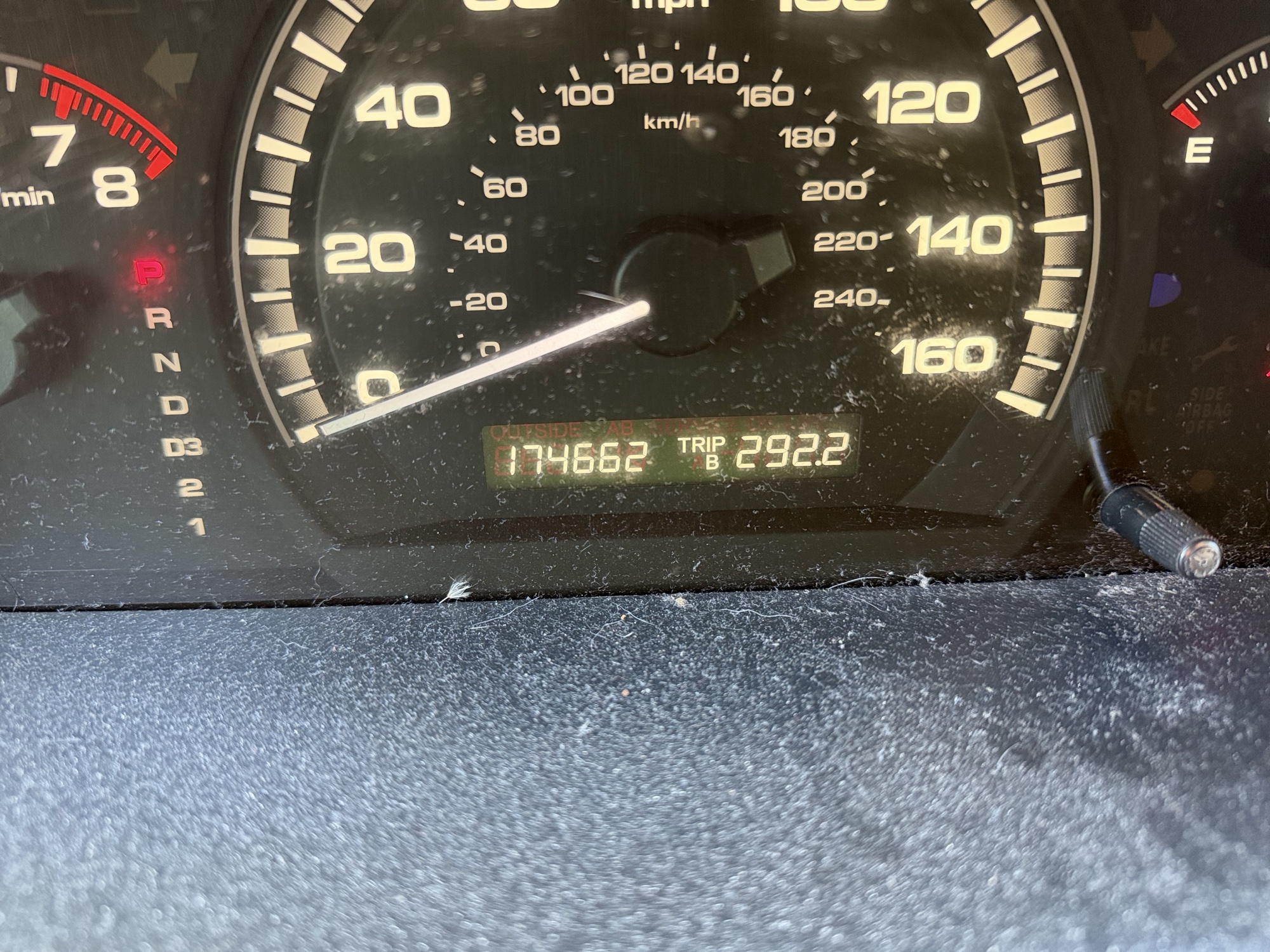 2007 honda accord se with 174662 miles for sale near Elk River, Minnesota 106786_44_mileage_closeup.jpg