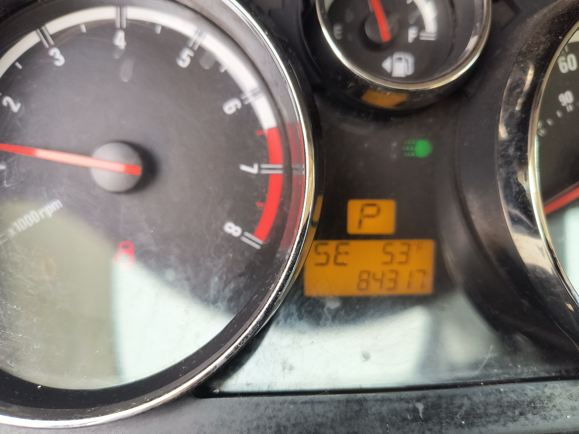 2008 saturn vue fwd-v6-xr with 84317 miles for sale near Elk River, Minnesota 106788_44_mileage_closeup.jpg