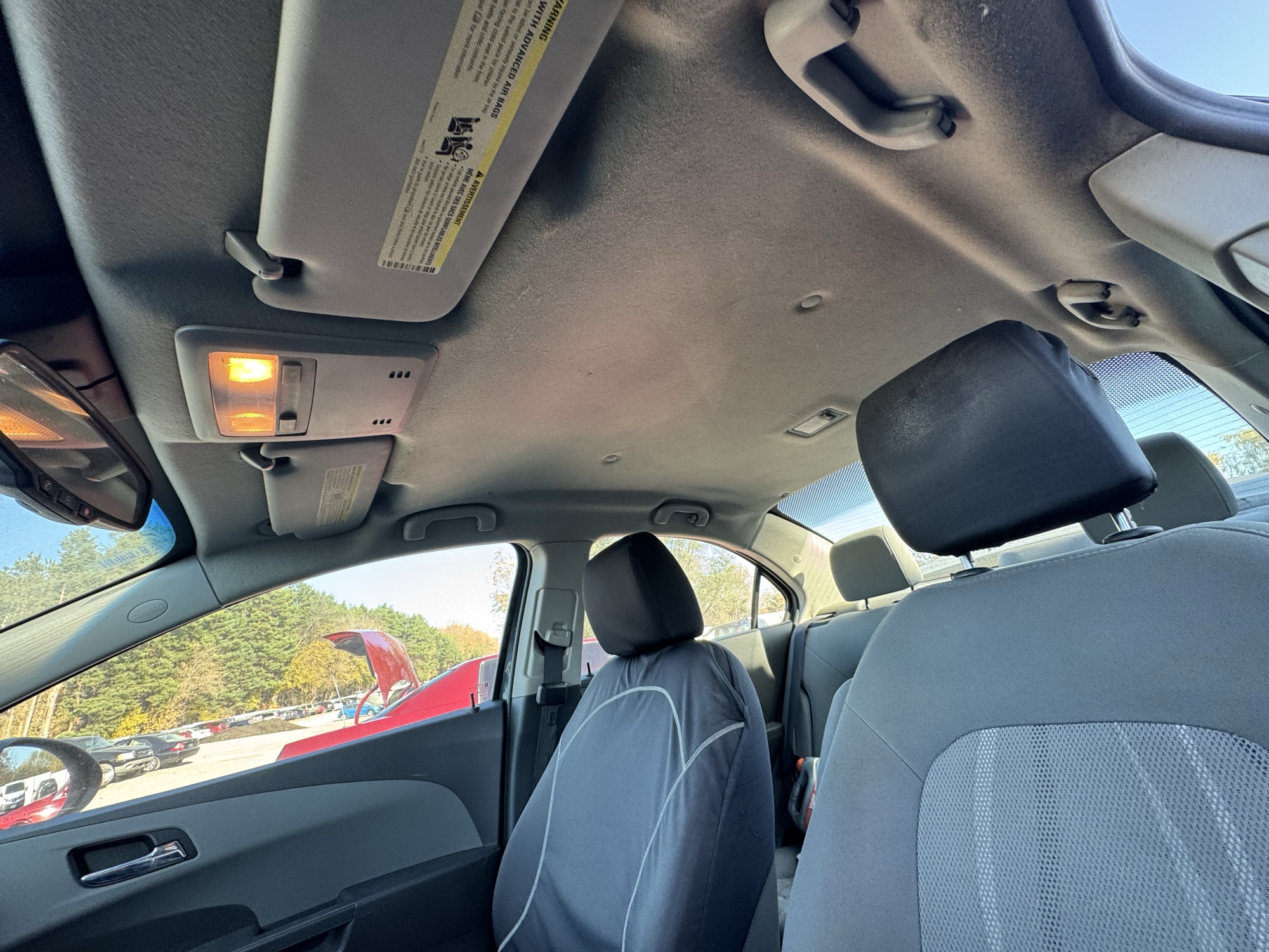 2012 chevrolet sonic 2lt-sedan with 151229 miles for sale near Elk River, Minnesota 106789_35_headliner_sunroof.jpg
