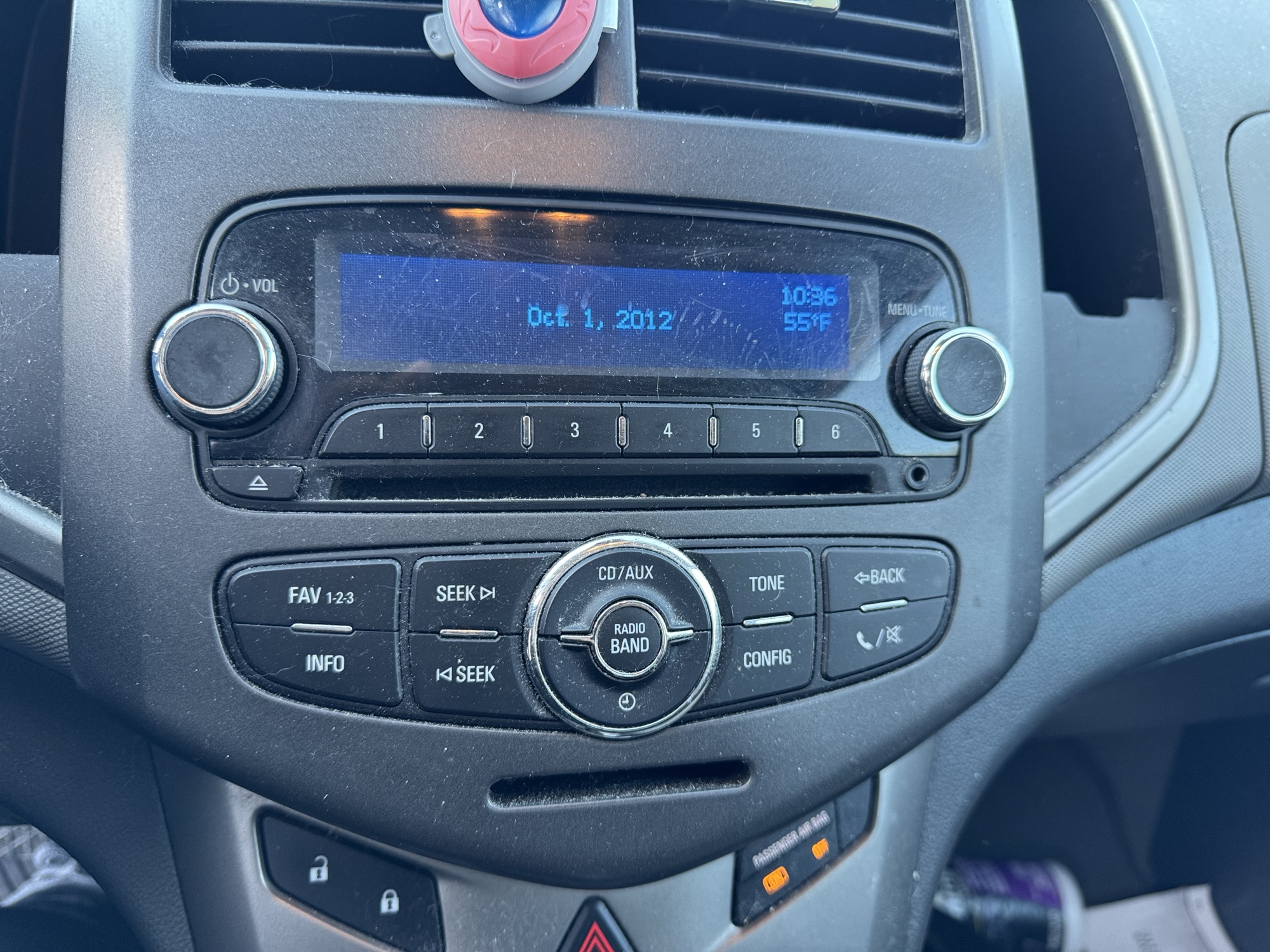 2012 chevrolet sonic 2lt-sedan with 151229 miles for sale near Elk River, Minnesota 106789_39_radio_closeup.jpg