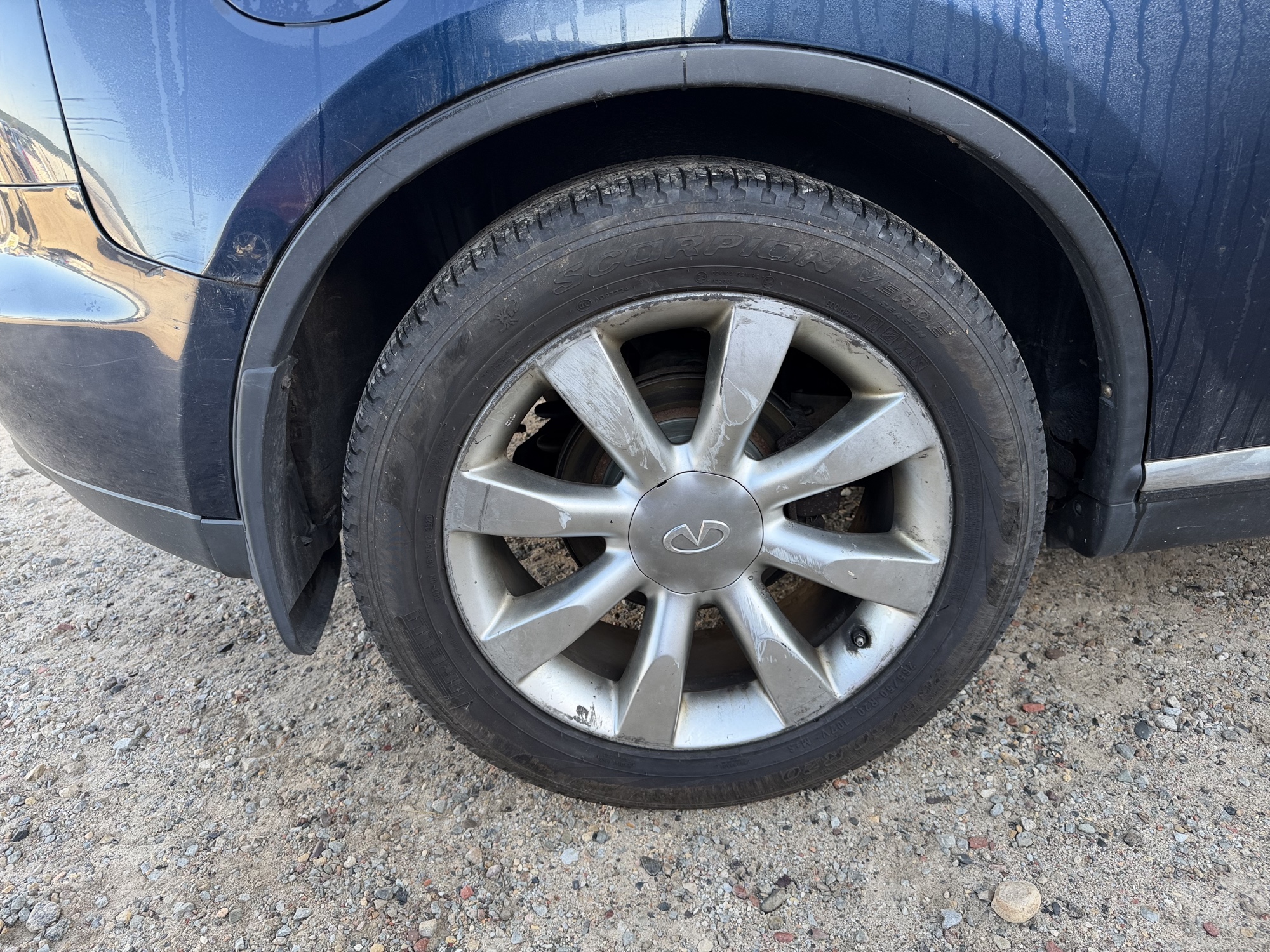 2007 infiniti fx fx35-awd with 171243 miles for sale near Elk River, Minnesota 106790_14_rear_pass_wheel.jpg
