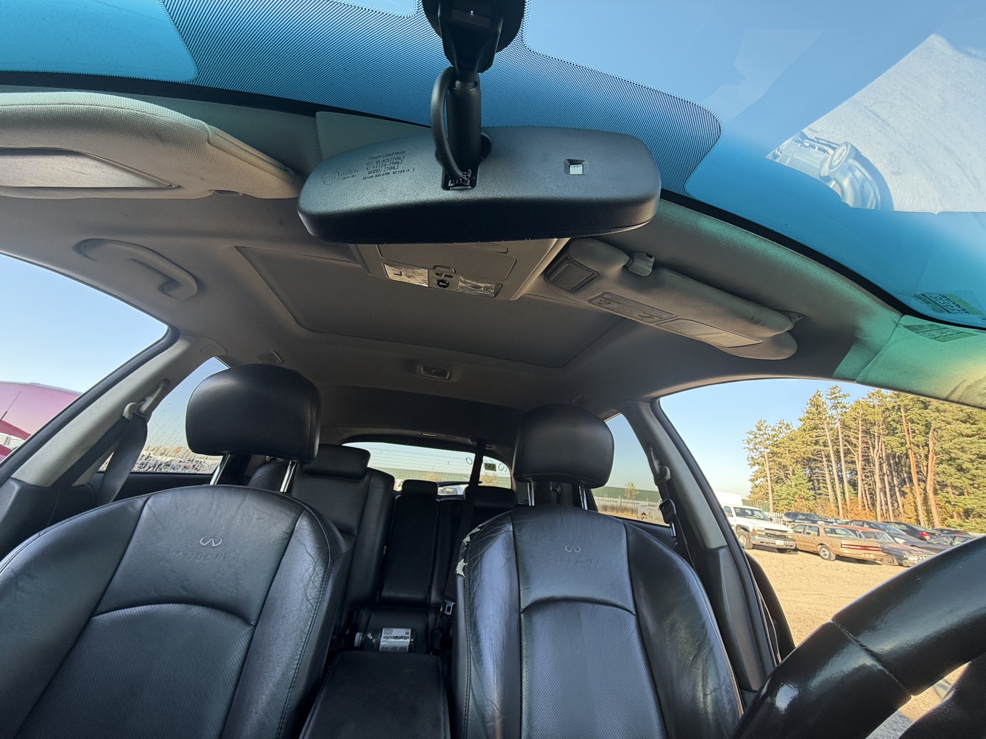 2007 infiniti fx fx35-awd with 171243 miles for sale near Elk River, Minnesota 106790_35_headliner_sunroof.jpg