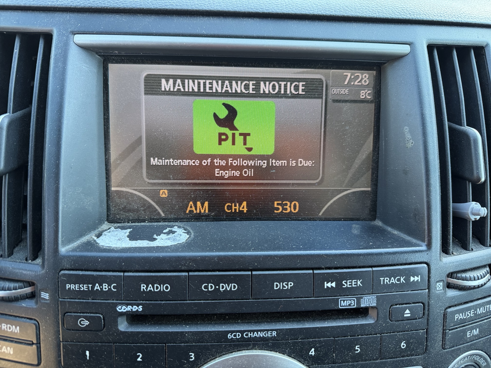 2007 infiniti fx fx35-awd with 171243 miles for sale near Elk River, Minnesota 106790_39_radio_closeup.jpg