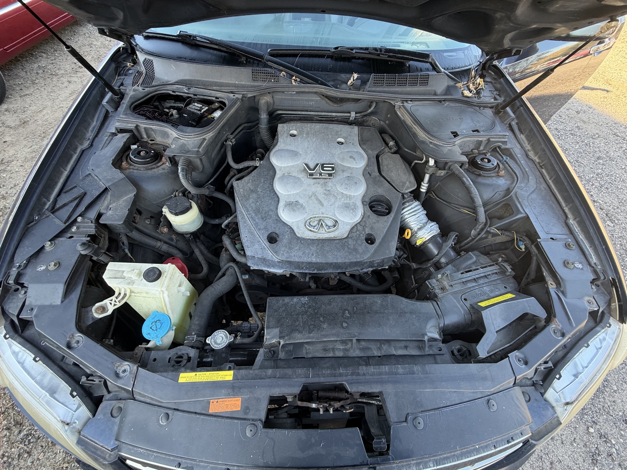 2007 infiniti fx fx35-awd with 171243 miles for sale near Elk River, Minnesota 106790_49_engine_bay.jpg