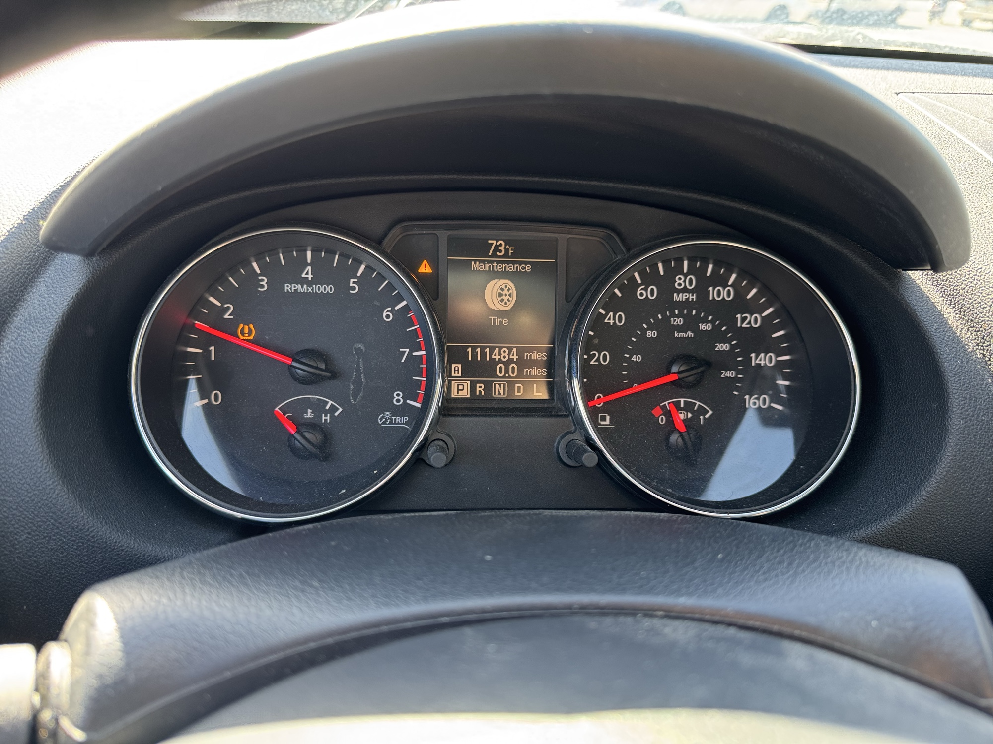 2012 nissan rogue s-awd with 111484 miles for sale near Elk River, Minnesota 106791_43_gauge_cluster.jpg