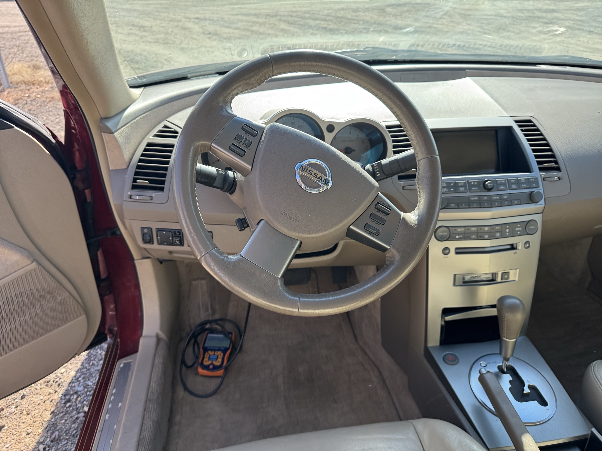 2004 nissan maxima se with 64495 miles for sale near Elk River, Minnesota 106792_33_dash_from_driver.jpg