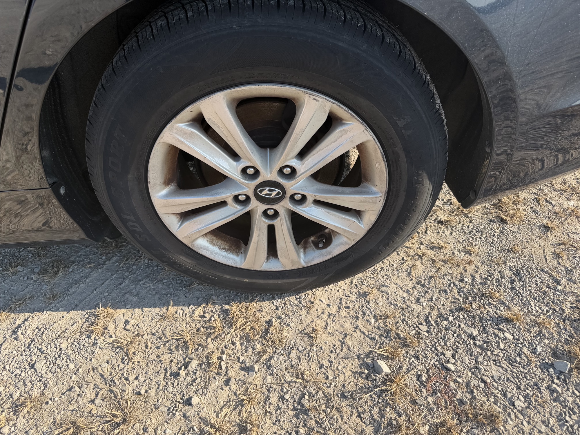 2012 hyundai sonata gls-manual with 248219 miles for sale near St. Louis, Missouri 106795_13_rear_drv_wheel.jpg