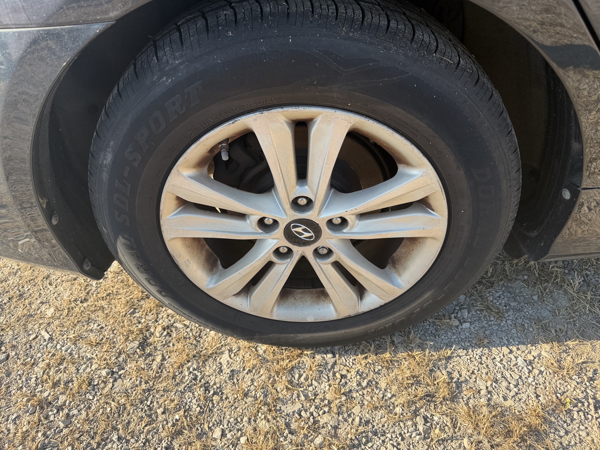 2012 hyundai sonata gls-manual with 248219 miles for sale near St. Louis, Missouri 106795_14_rear_pass_wheel.jpg