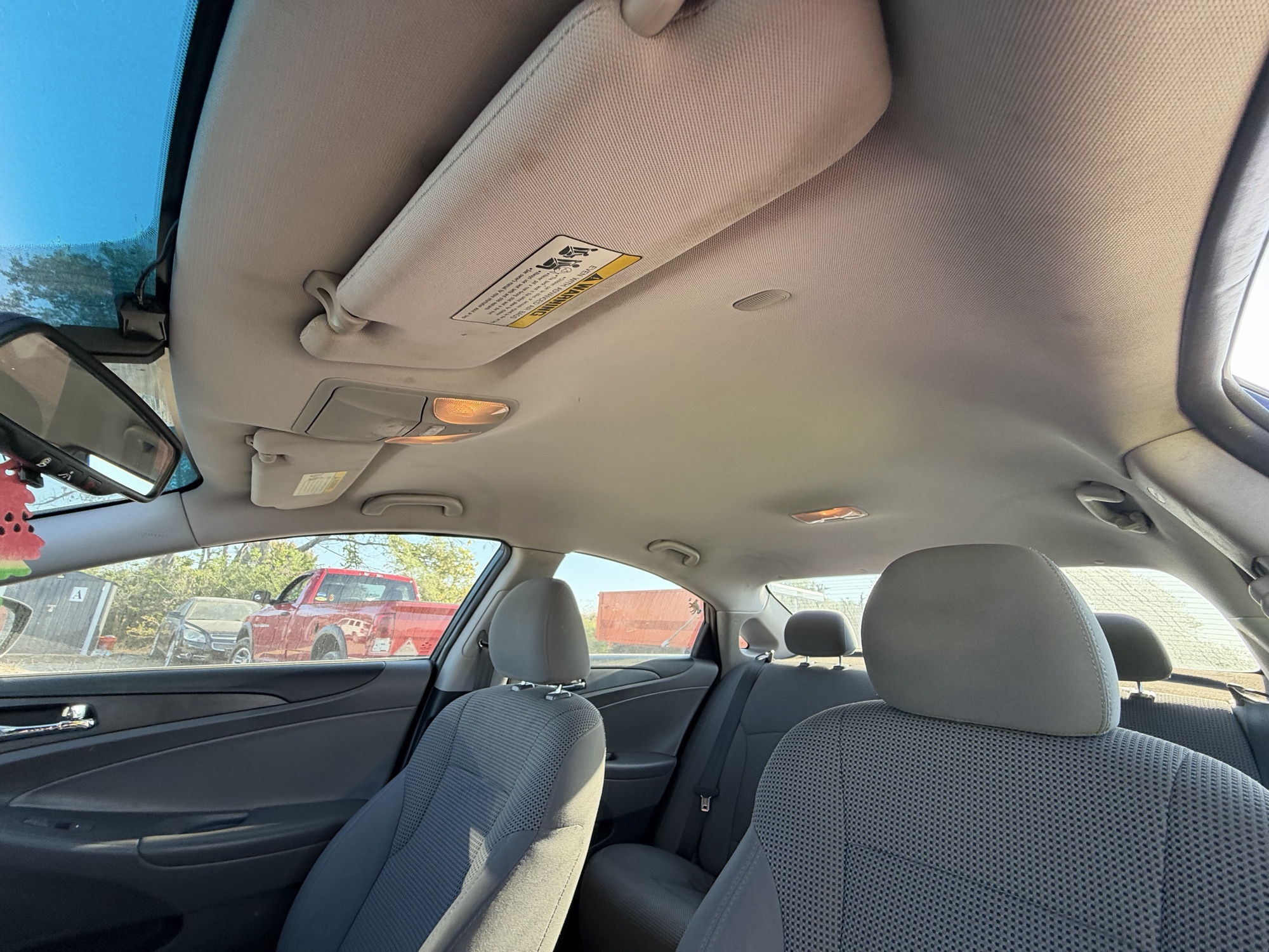 2012 hyundai sonata gls-manual with 248219 miles for sale near St. Louis, Missouri 106795_35_headliner_sunroof.jpg