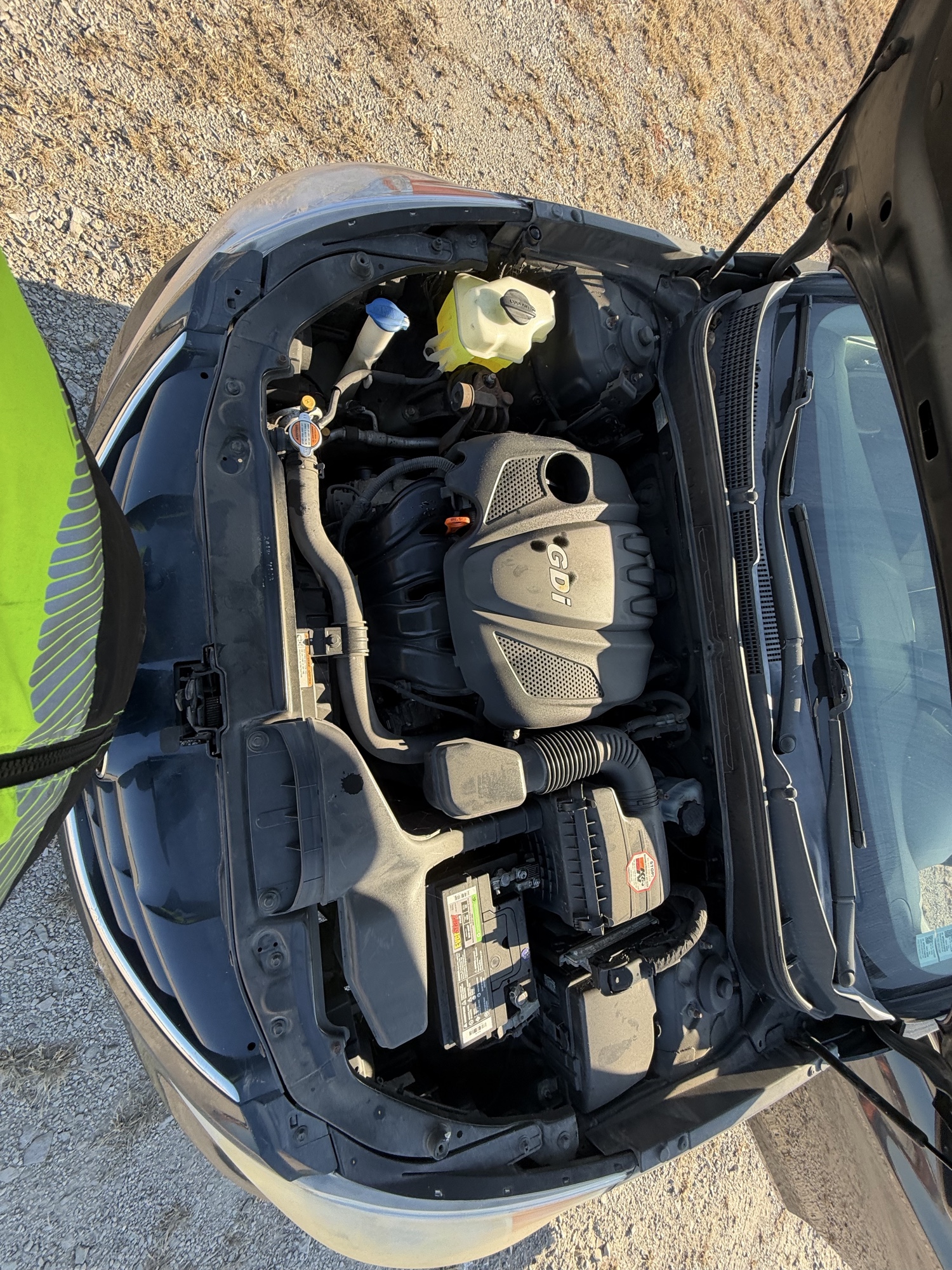 2012 hyundai sonata gls-manual with 248219 miles for sale near St. Louis, Missouri 106795_49_engine_bay.jpg