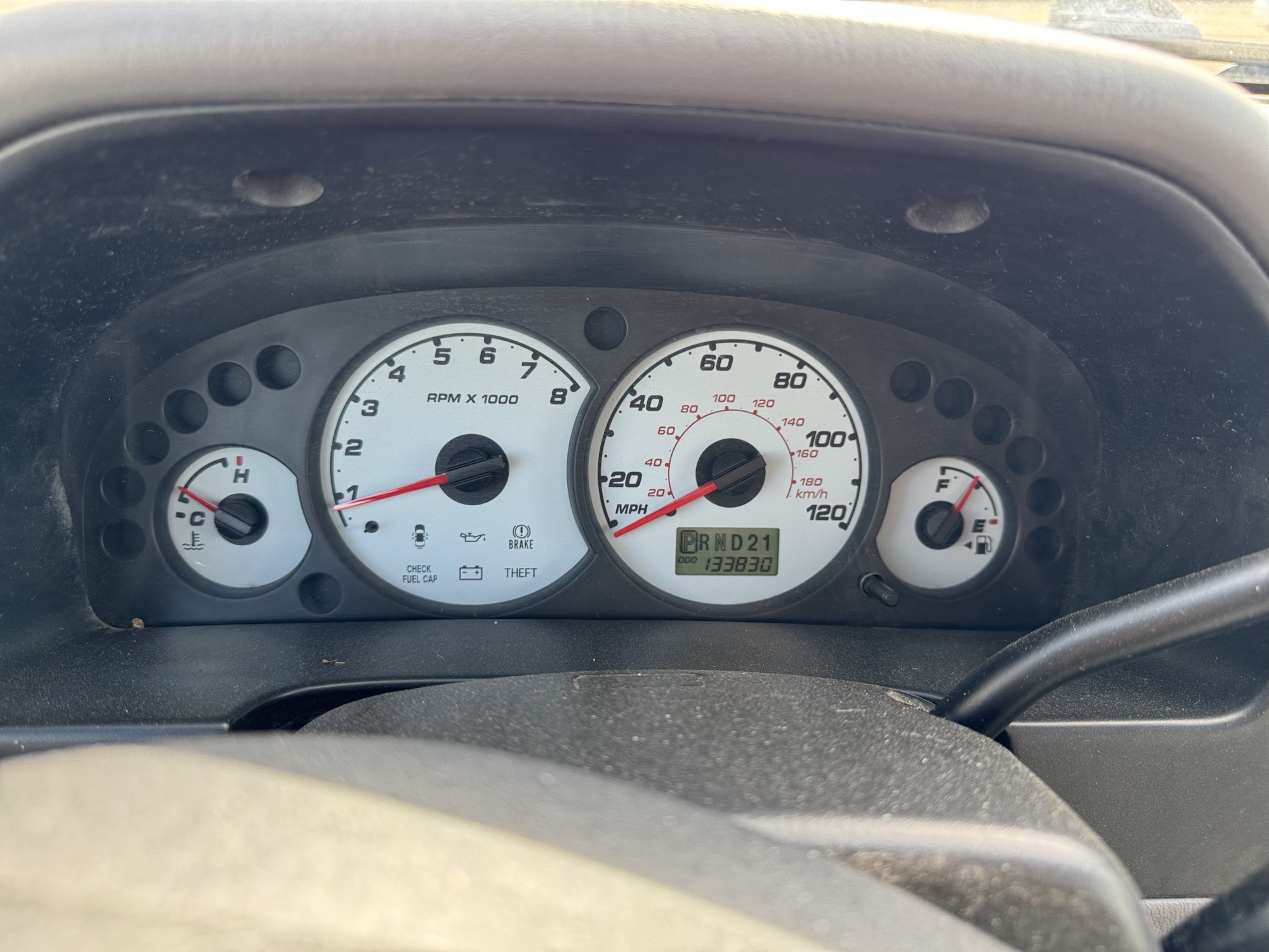2002 ford escape xlt-choice-4wd with 133830 miles for sale near Elk River, Minnesota 106797_43_gauge_cluster.jpg