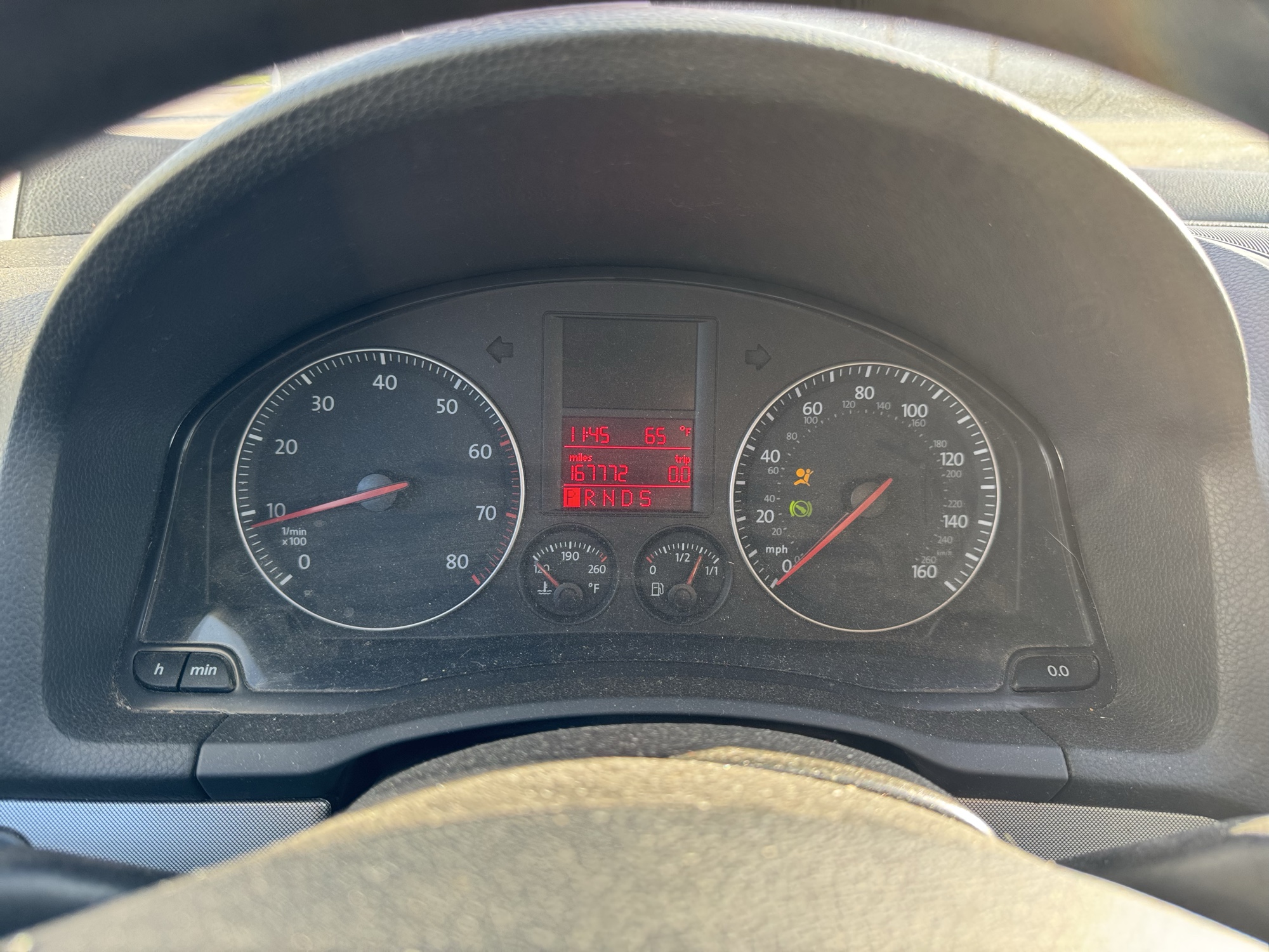 2006 volkswagen jetta 2.5l with 167772 miles for sale near Elk River, Minnesota 106799_43_gauge_cluster.jpg