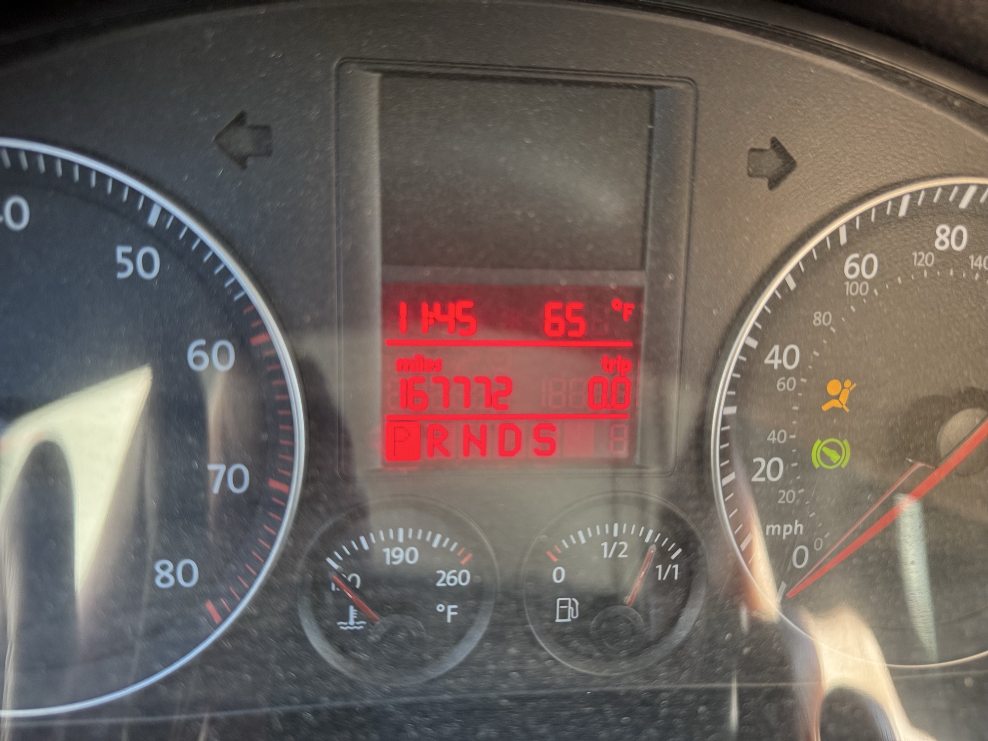 2006 volkswagen jetta 2.5l with 167772 miles for sale near Elk River, Minnesota 106799_44_mileage_closeup.jpg