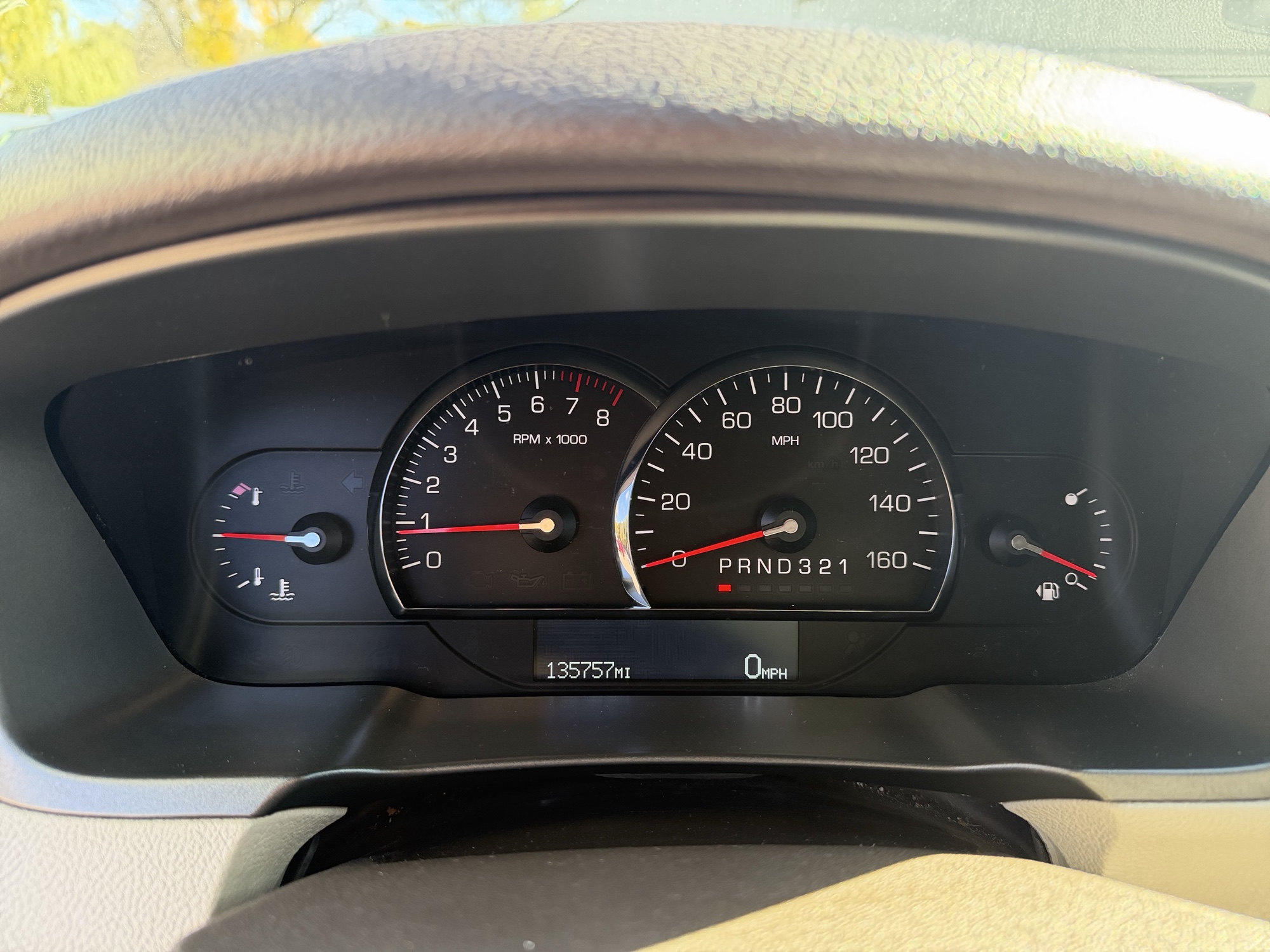 2008 cadillac dts luxury-iii with 135757 miles for sale near Elk River, Minnesota 106800_43_gauge_cluster.jpg