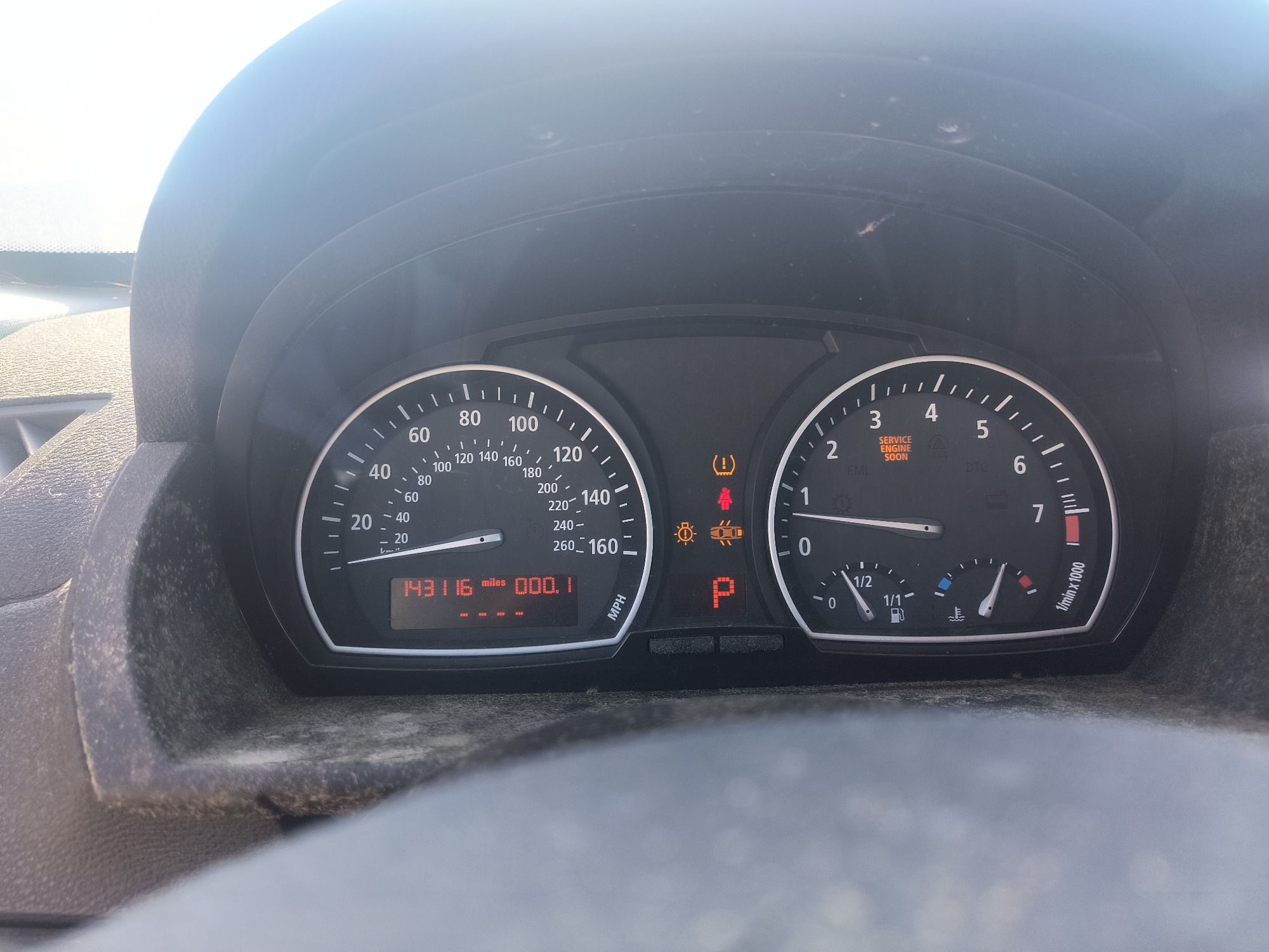 2007 bmw x3 3.0si with 143116 miles for sale near Elk River, Minnesota 106803_43_gauge_cluster.jpg