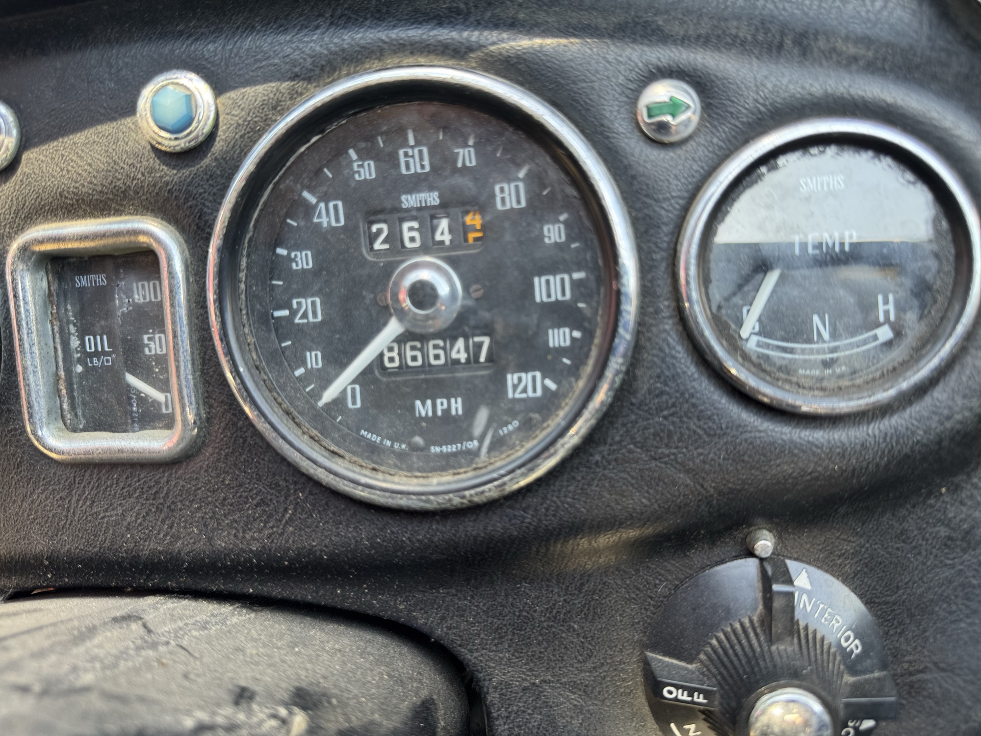 1971 mg mgb with 86647 miles for sale near Elk River, Minnesota 106808_44_mileage_closeup.jpg