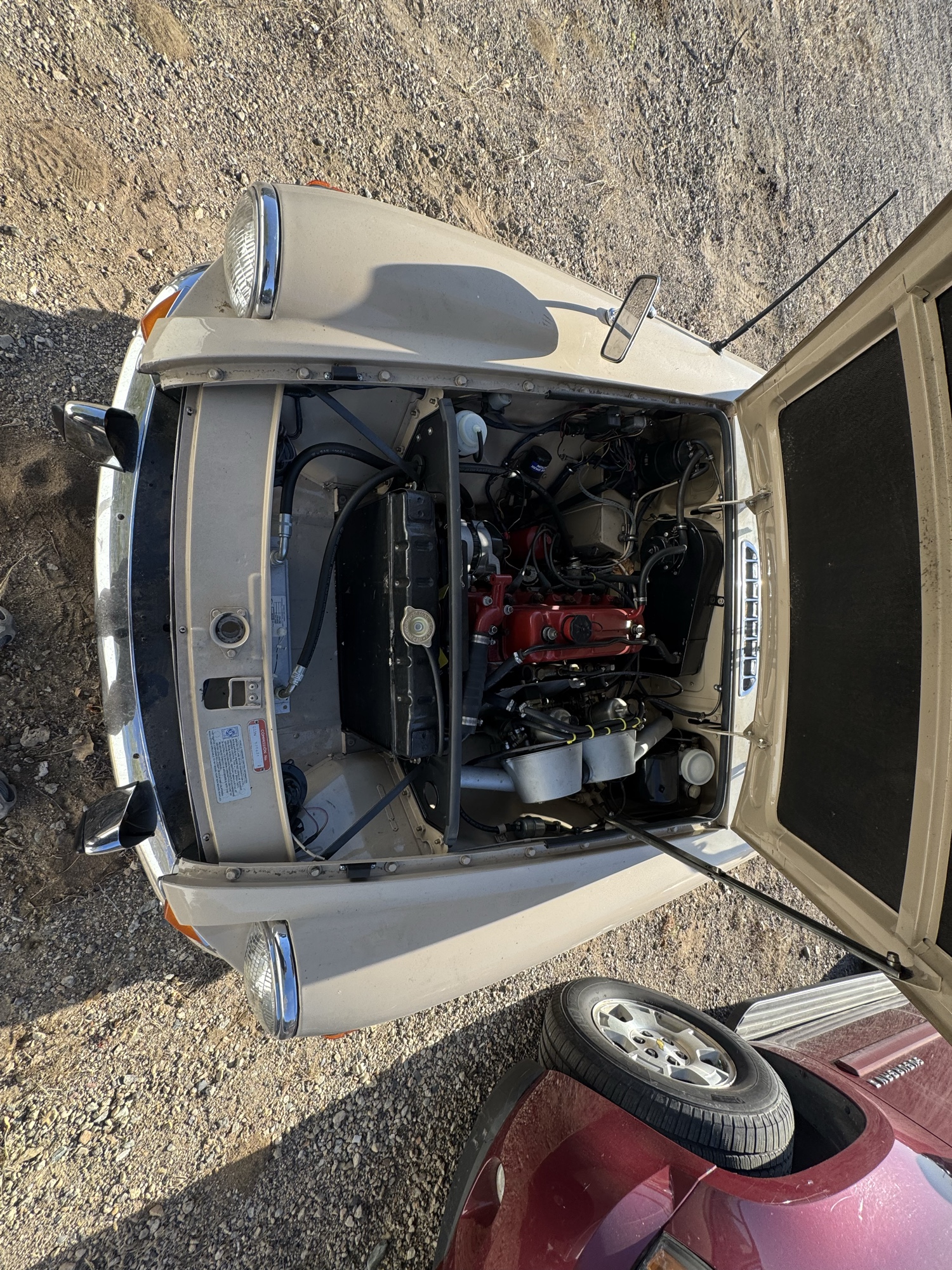 1971 mg mgb with 86647 miles for sale near Elk River, Minnesota 106808_49_engine_bay.jpg