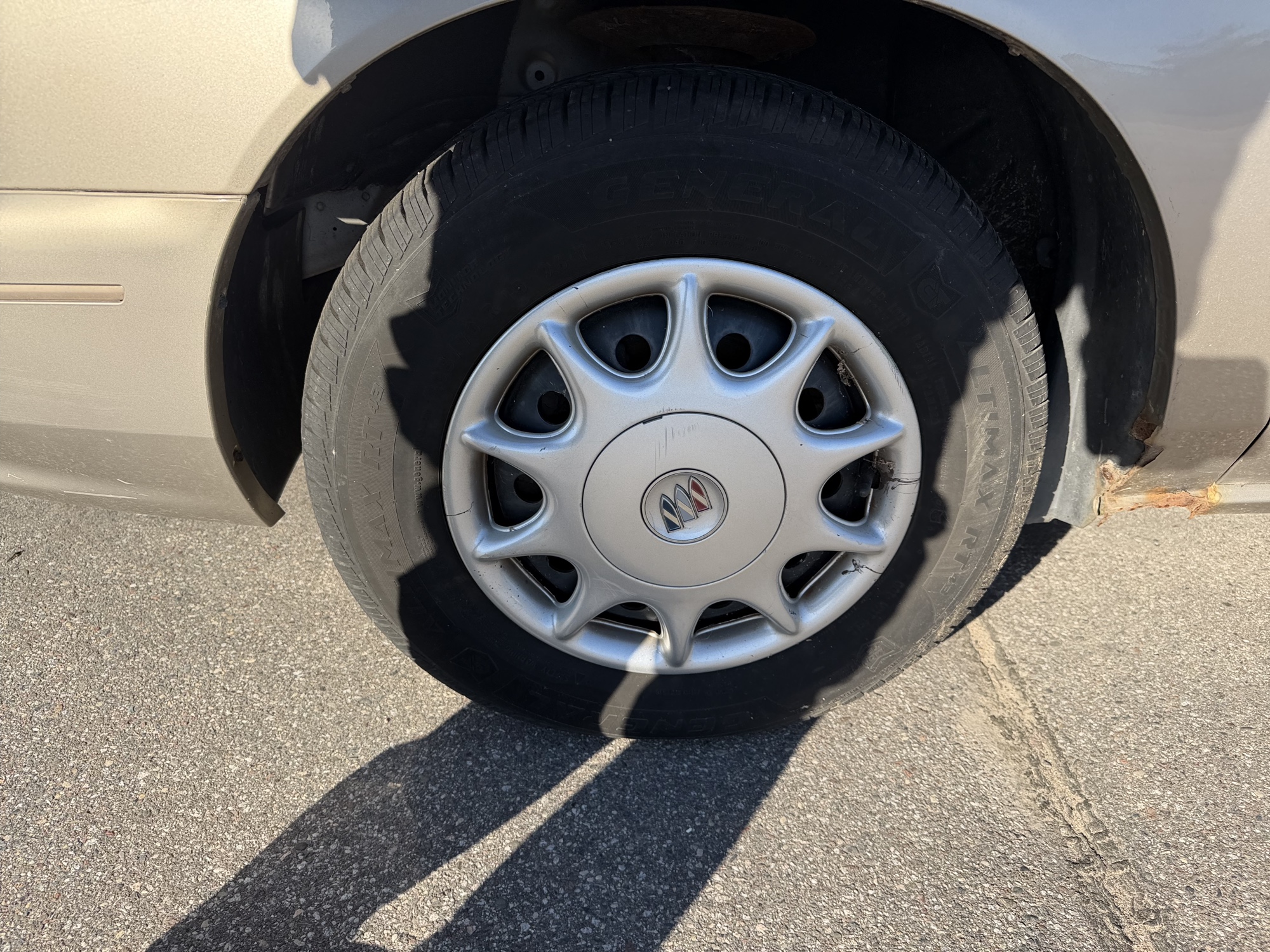 2003 buick century custom with 83665 miles for sale near Elk River, Minnesota 106811_12_drv_front_wheel.jpg