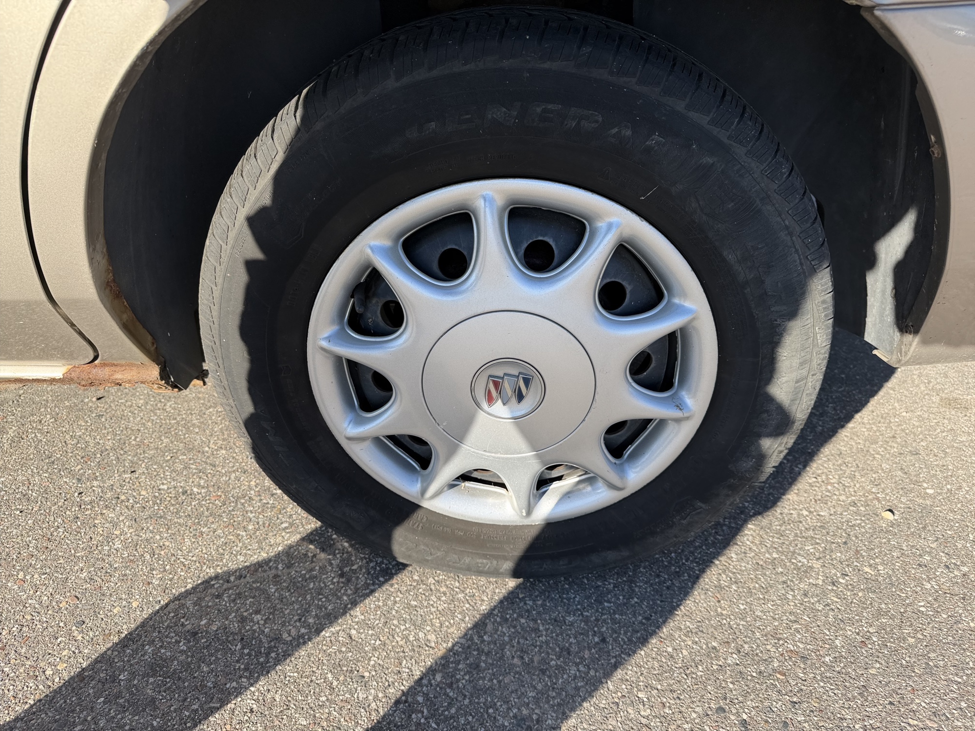 2003 buick century custom with 83665 miles for sale near Elk River, Minnesota 106811_13_rear_drv_wheel.jpg