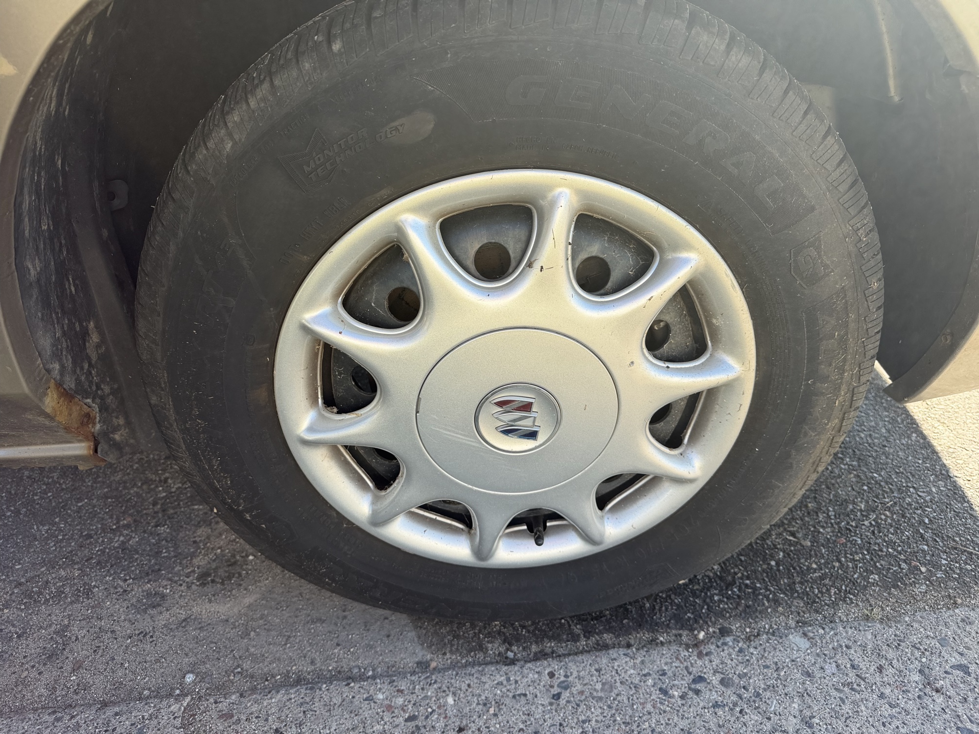 2003 buick century custom with 83665 miles for sale near Elk River, Minnesota 106811_15_front_pass_wheel.jpg