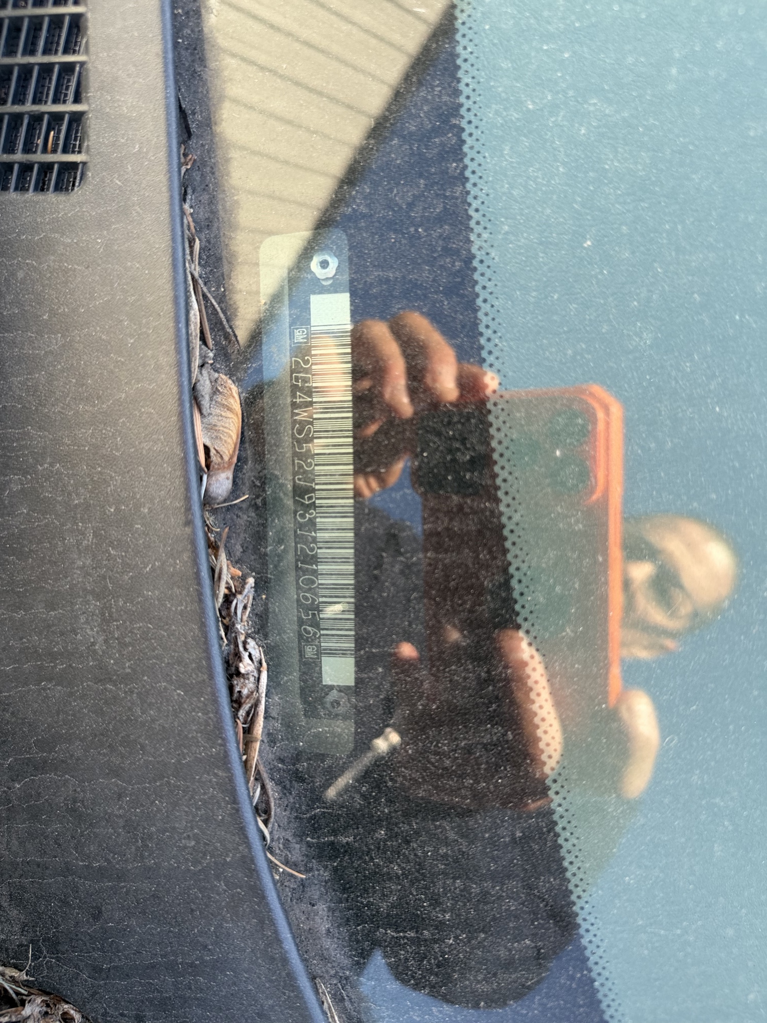 2003 buick century custom with 83665 miles for sale near Elk River, Minnesota 106811_48_windshield_vin_plate.jpg