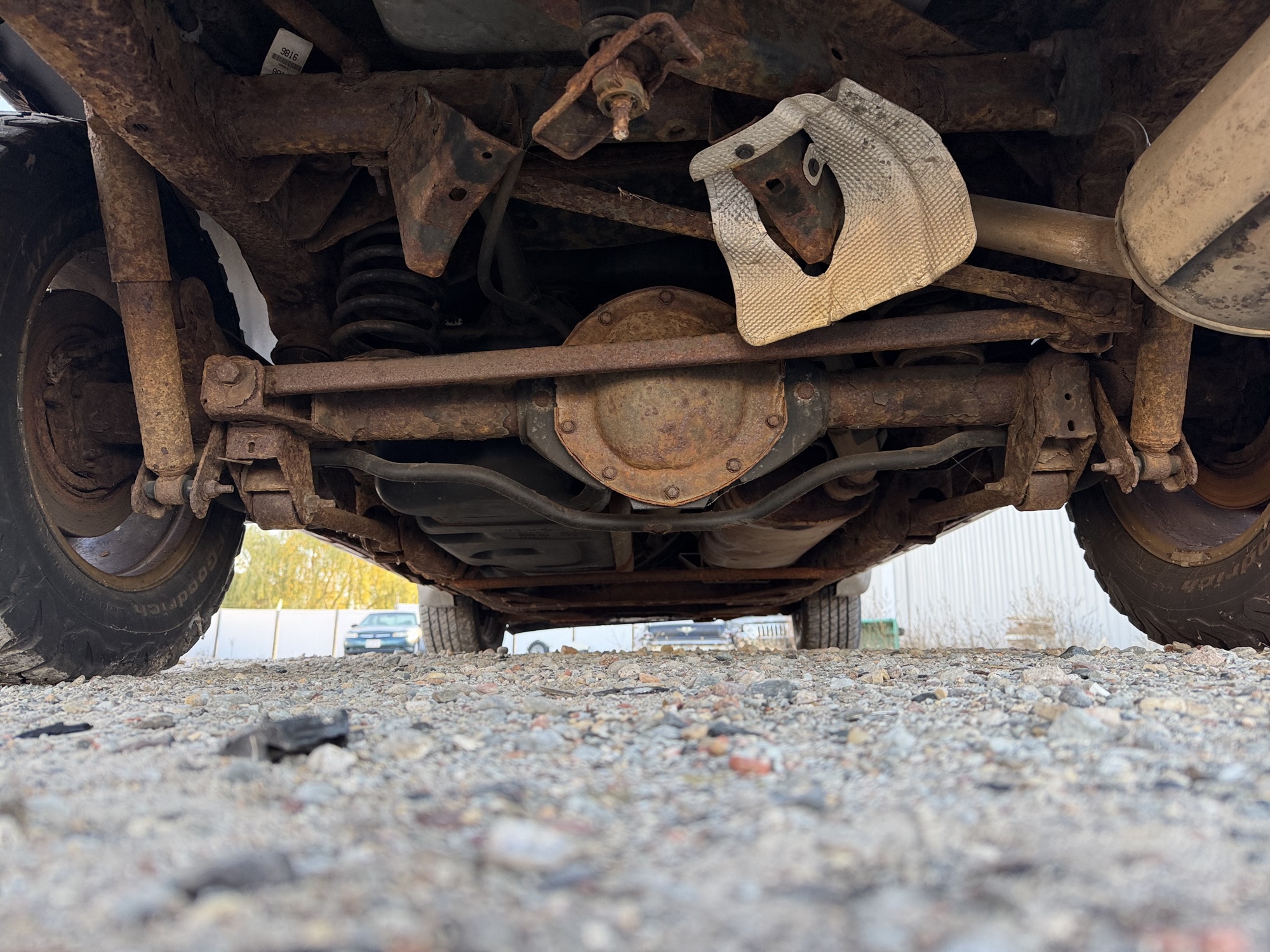2002 gmc envoy sle-4wd with 221103 miles for sale near Elk River, Minnesota 106812_19_undercar_rear.jpg