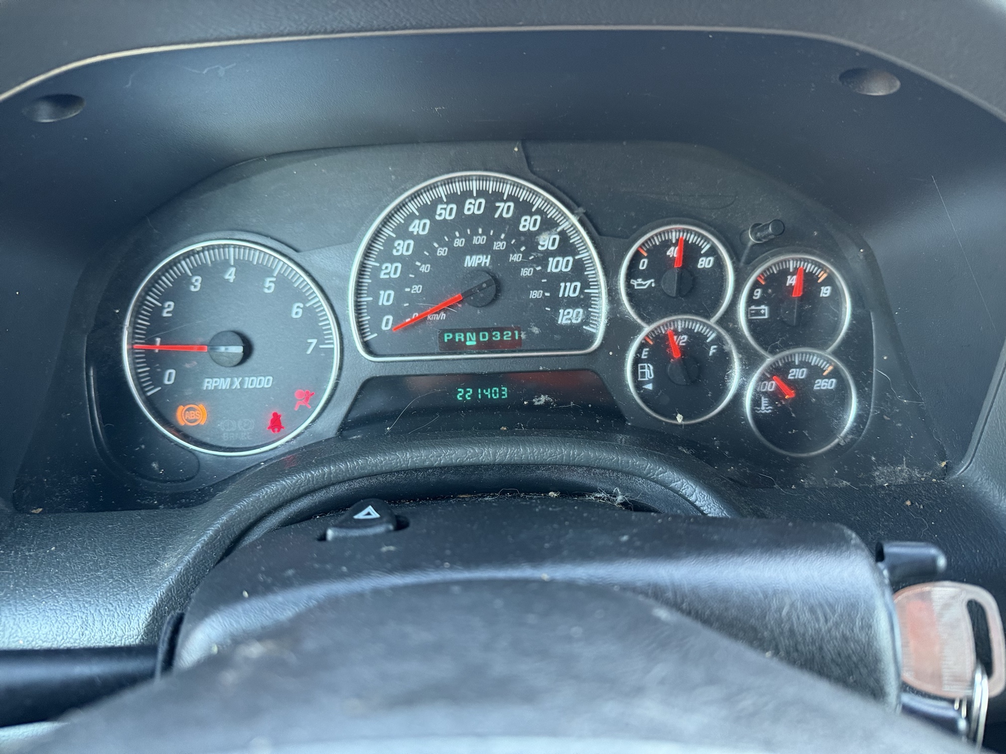 2002 gmc envoy sle-4wd with 221103 miles for sale near Elk River, Minnesota 106812_43_gauge_cluster.jpg