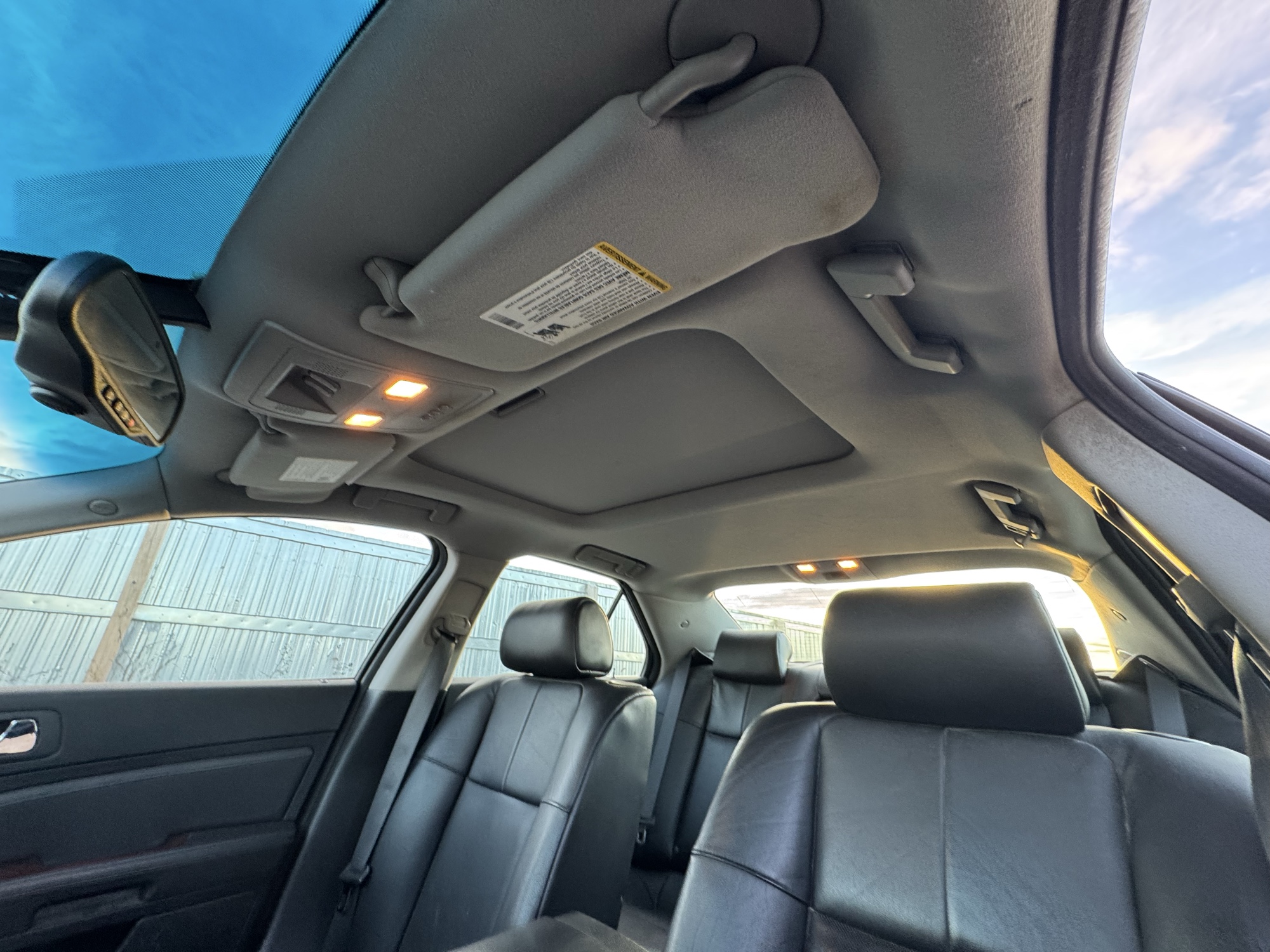 2007 cadillac sts v6 with 143440 miles for sale near Elk River, Minnesota 106813_35_headliner_sunroof.jpg