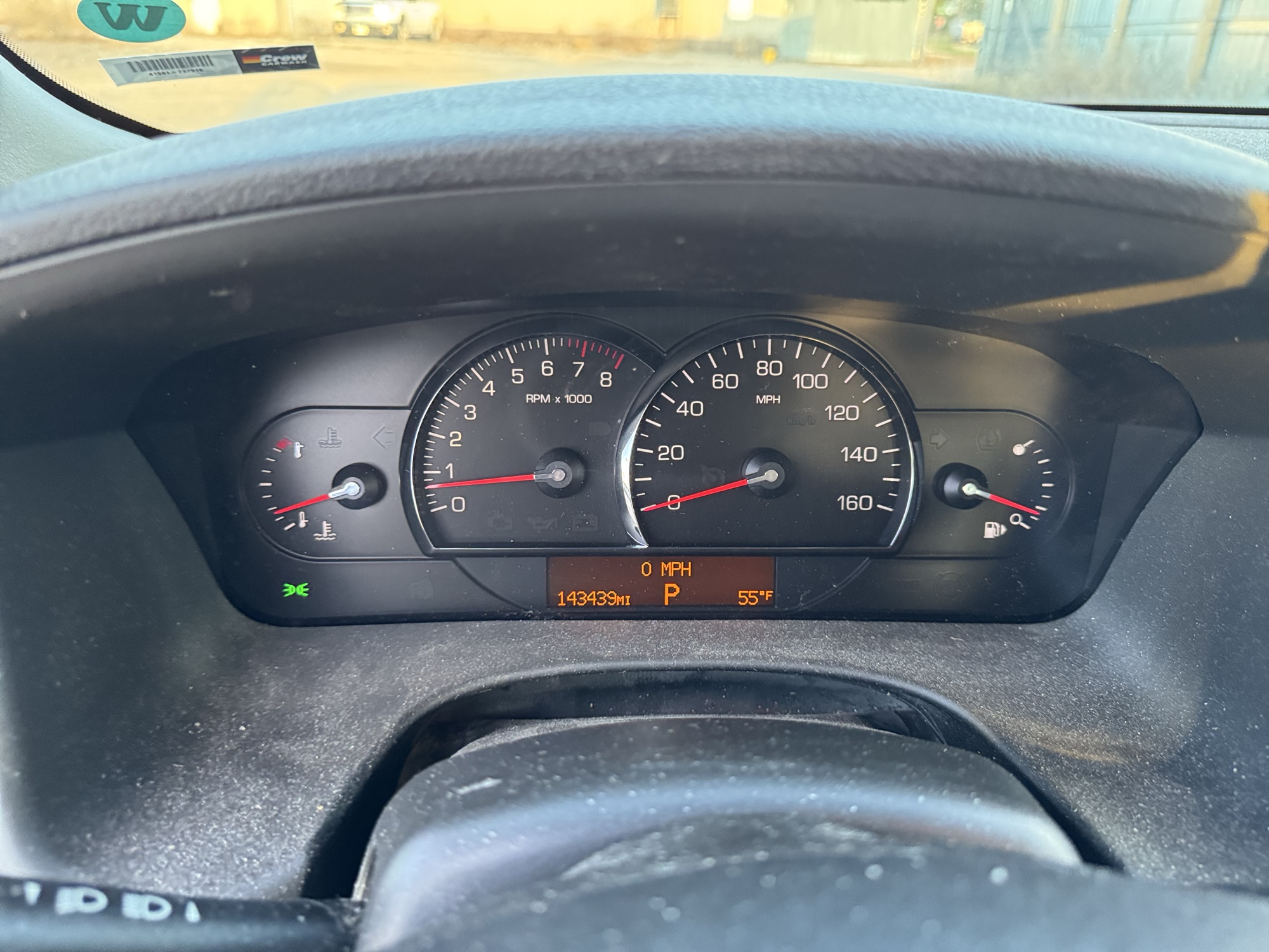 2007 cadillac sts v6 with 143440 miles for sale near Elk River, Minnesota 106813_43_gauge_cluster.jpg
