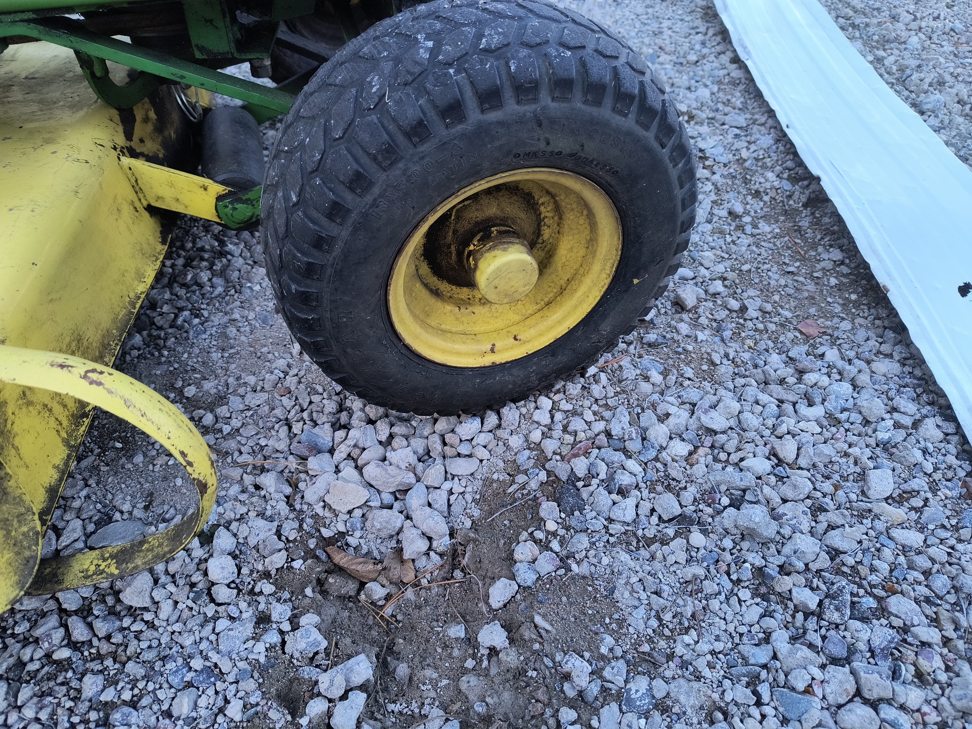 2000 john-deere series-100-lawn-tractor for sale near Elk River, Minnesota 106817_15_front_pass_wheel.jpg