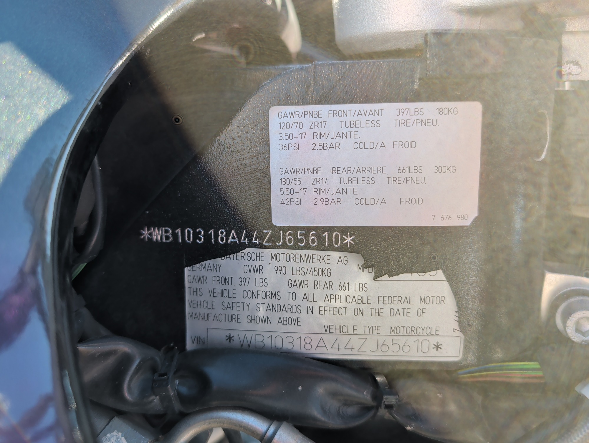 2004 bmw r1150r-rockster - with 24064 miles for sale near Elk River, Minnesota 106820_47_door_vin_sticker.jpg