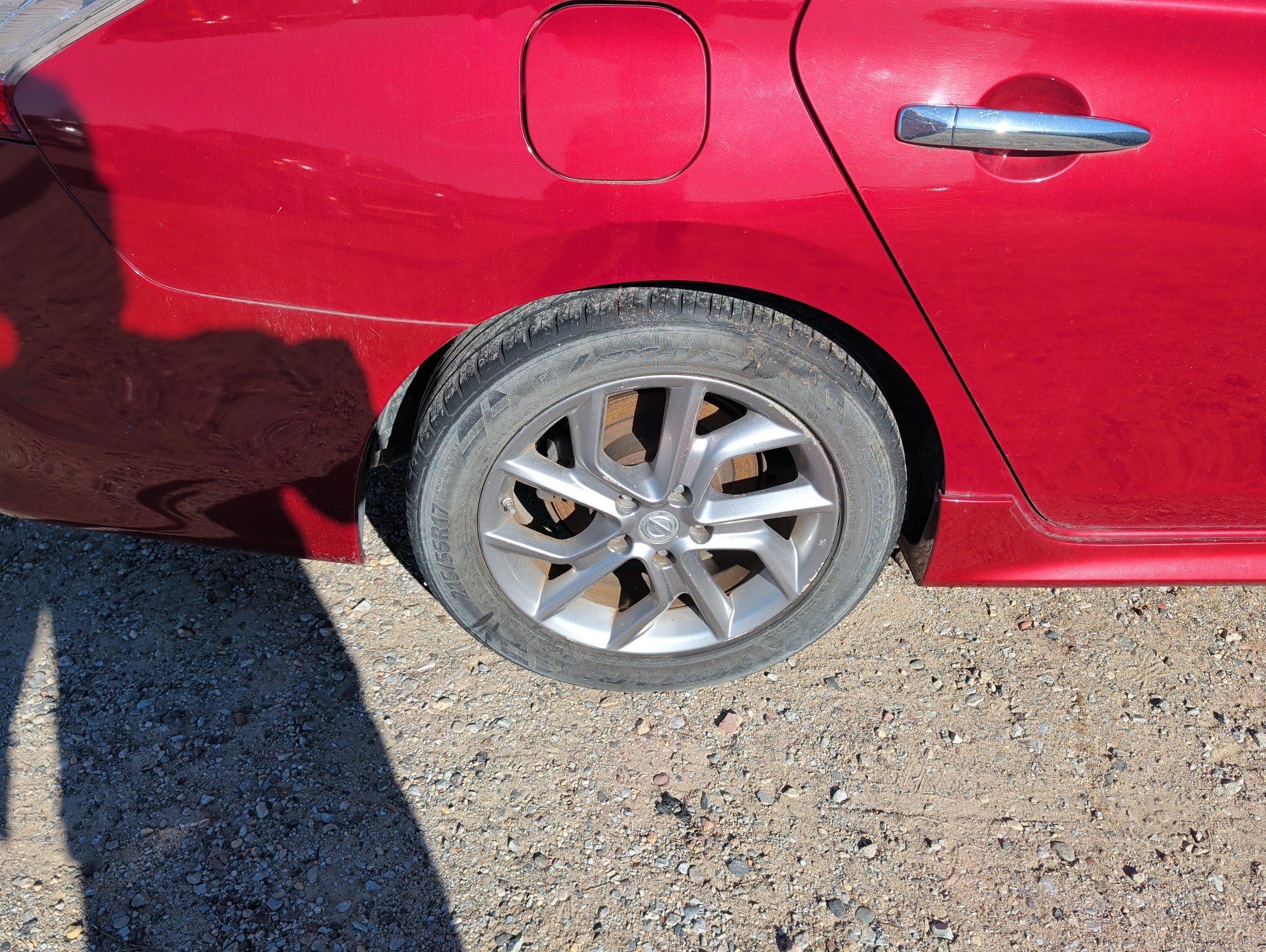 2013 nissan sentra s-6mt with 130137 miles for sale near Elk River, Minnesota 106822_14_rear_pass_wheel.jpg