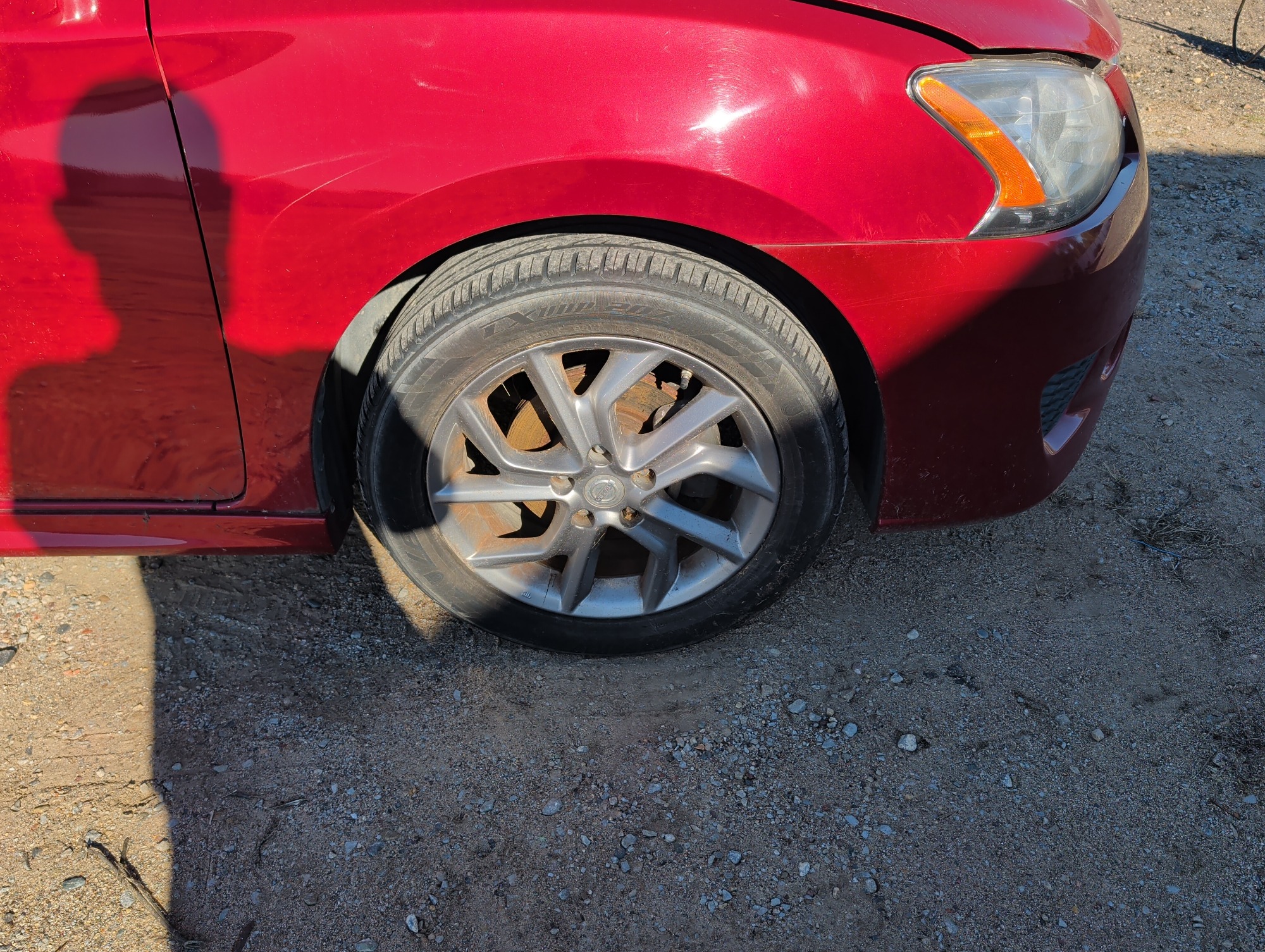 2013 nissan sentra s-6mt with 130137 miles for sale near Elk River, Minnesota 106822_15_front_pass_wheel.jpg