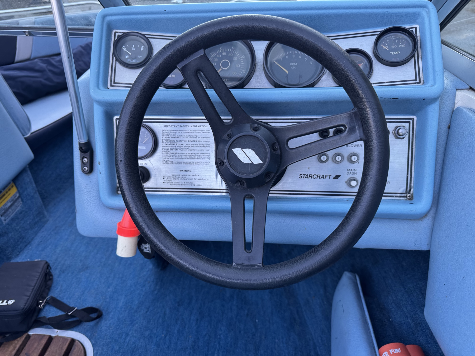 1986 starcraft- x for sale near Elk River, Minnesota 106823_36_steering_wheel.jpg