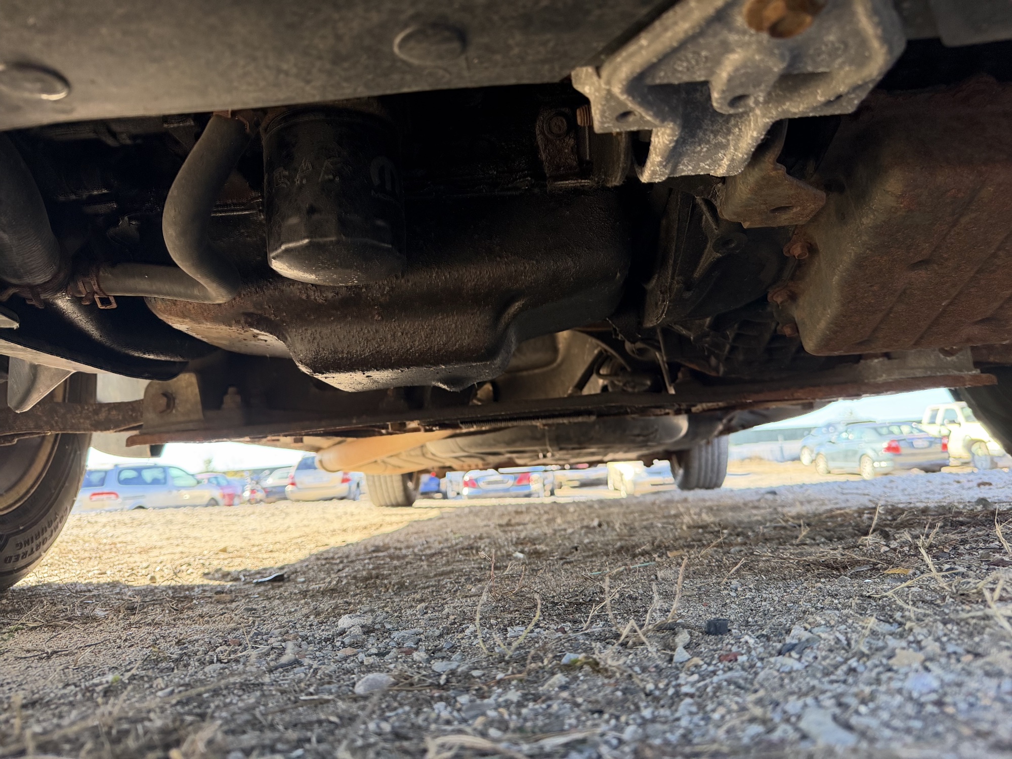 2007 dodge grand-caravan sxt with 169997 miles for sale near Elk River, Minnesota 106825_16_undercar_front.jpg
