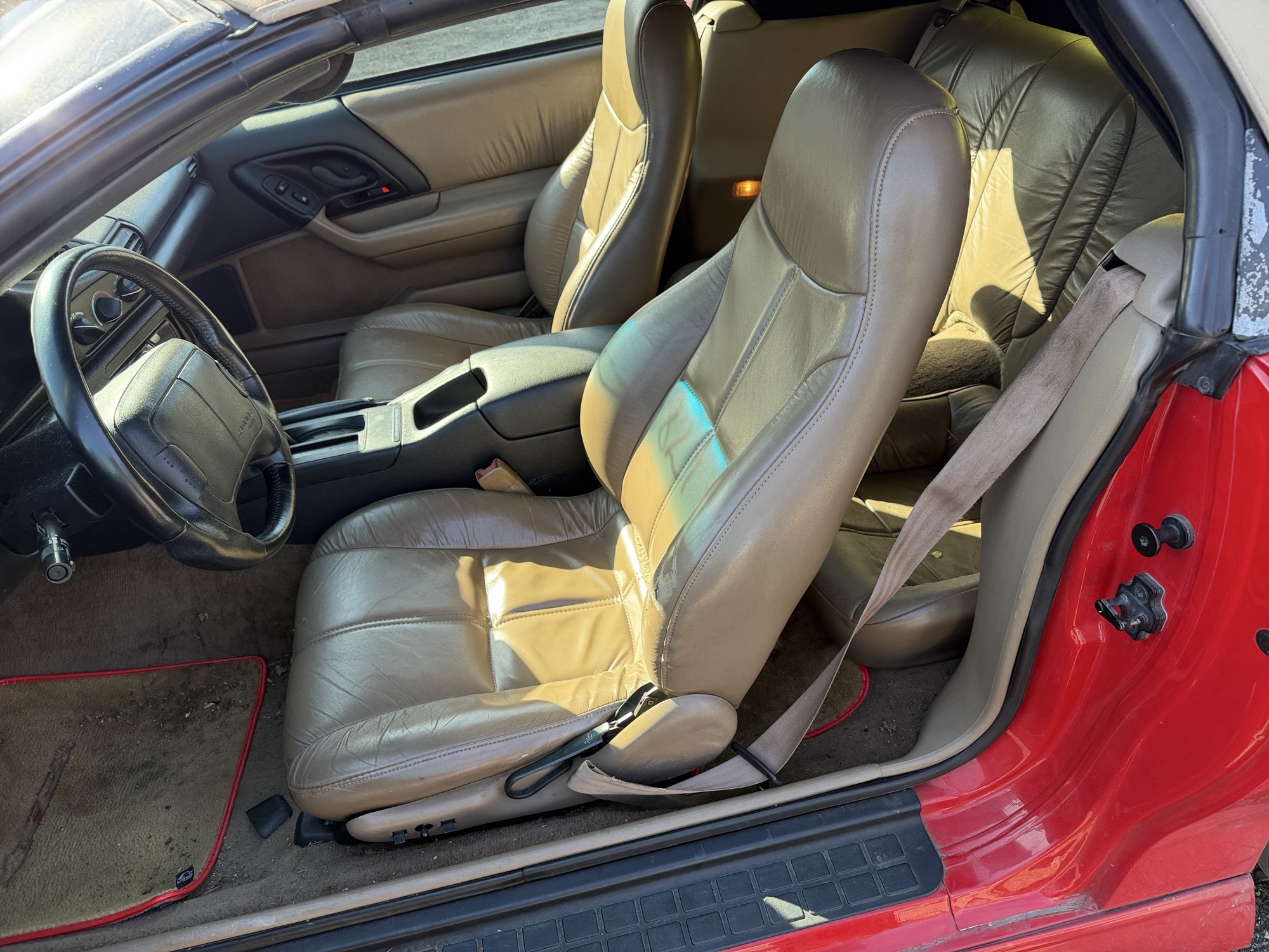 1995 chevrolet camaro z28-convertible with 167785 miles for sale near Elk River, Minnesota 106829_22_driver_seat.jpg