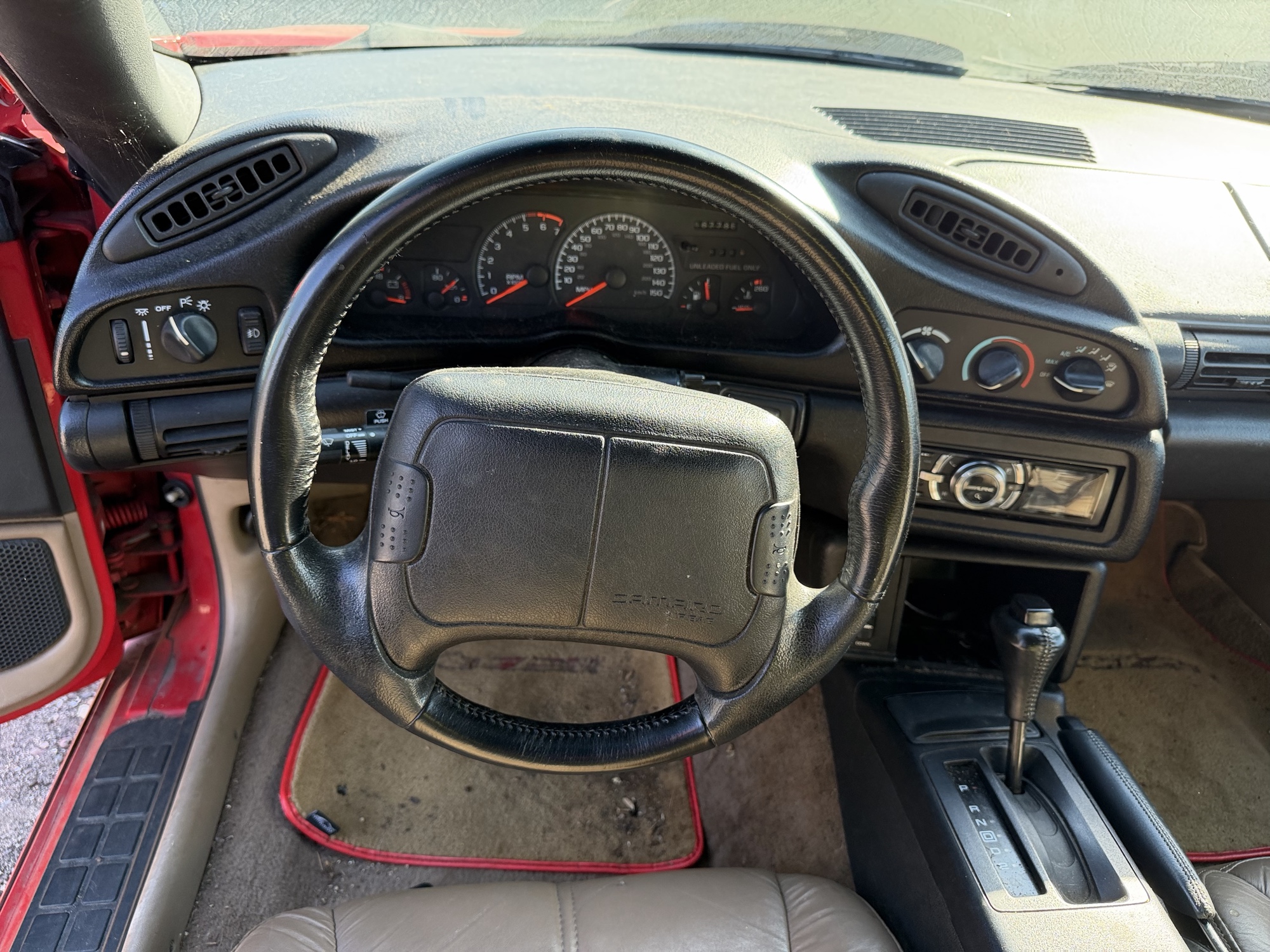 1995 chevrolet camaro z28-convertible with 167785 miles for sale near Elk River, Minnesota 106829_33_dash_from_driver.jpg