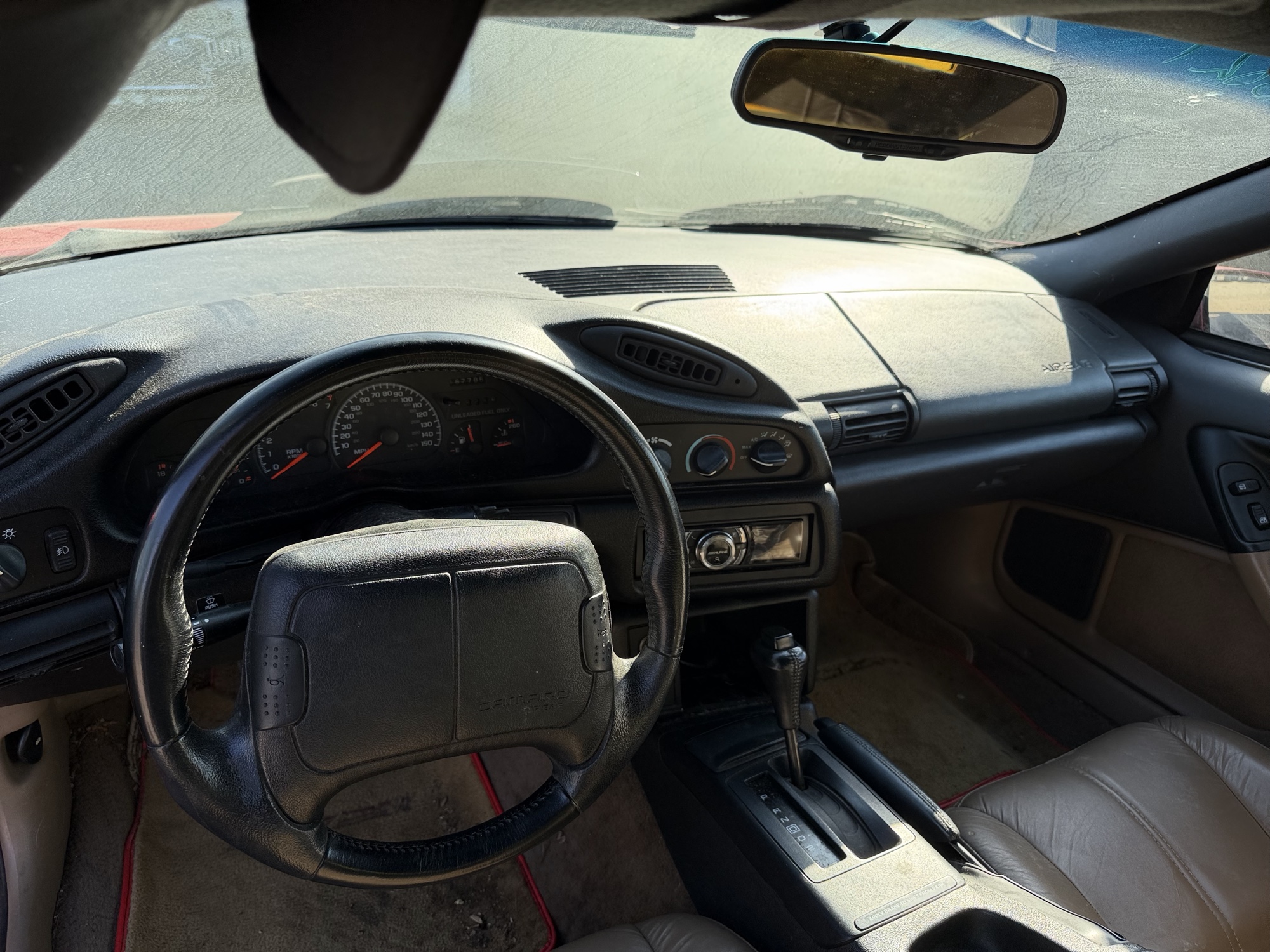 1995 chevrolet camaro z28-convertible with 167785 miles for sale near Elk River, Minnesota 106829_34_whole_dash.jpg